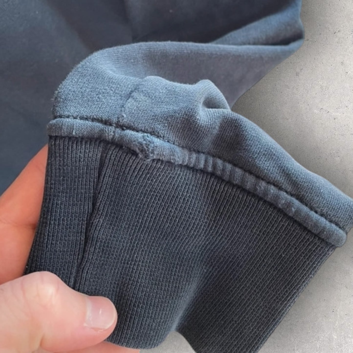 Stone Island Navy Jumper - (L, 22”)