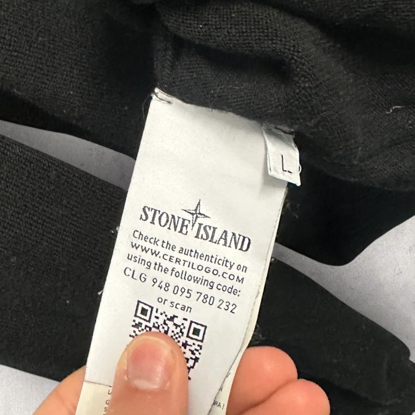 Stone Island Knit Jumper - (L 23”)