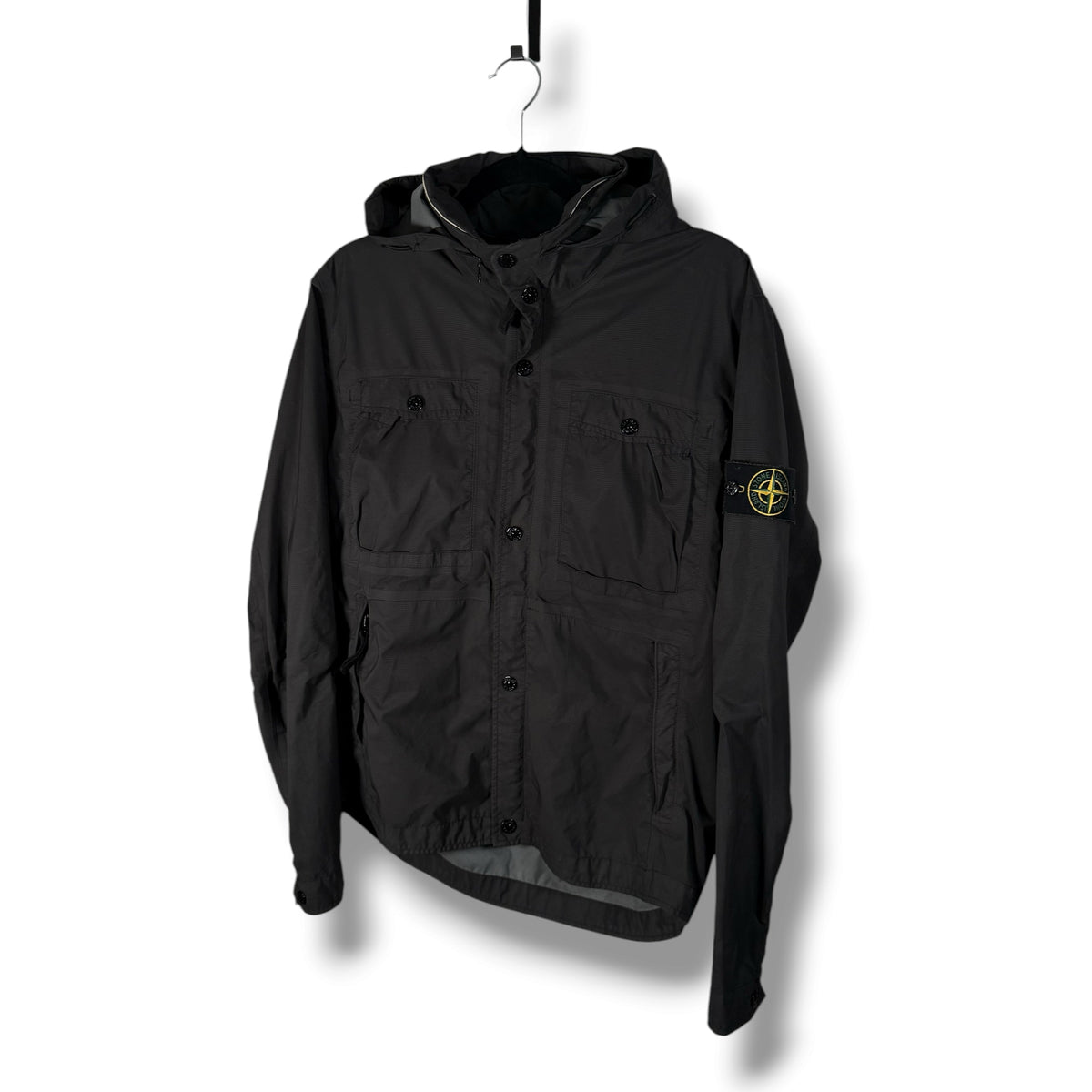 Stone Island Garment Dyed Performance Rip Stop Water Proof Jacket (M, 22”)