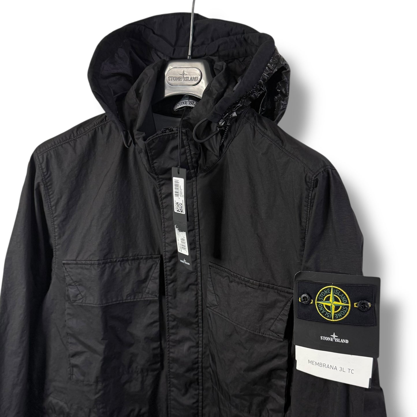 Stone Island Membrana Parka 3L-TC (L, 24”)