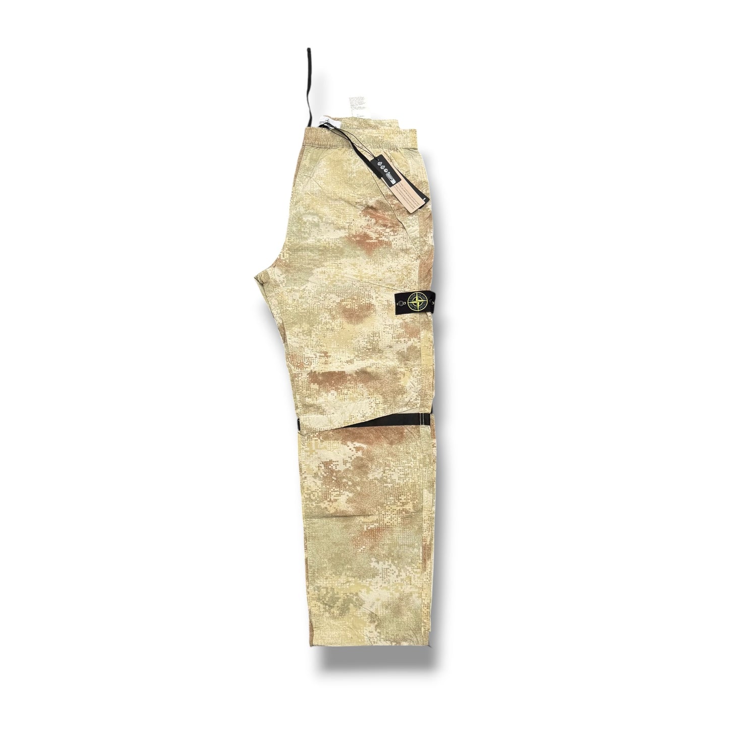 Stone Island Dissolving Grid Camo Cargos (L, 34”)
