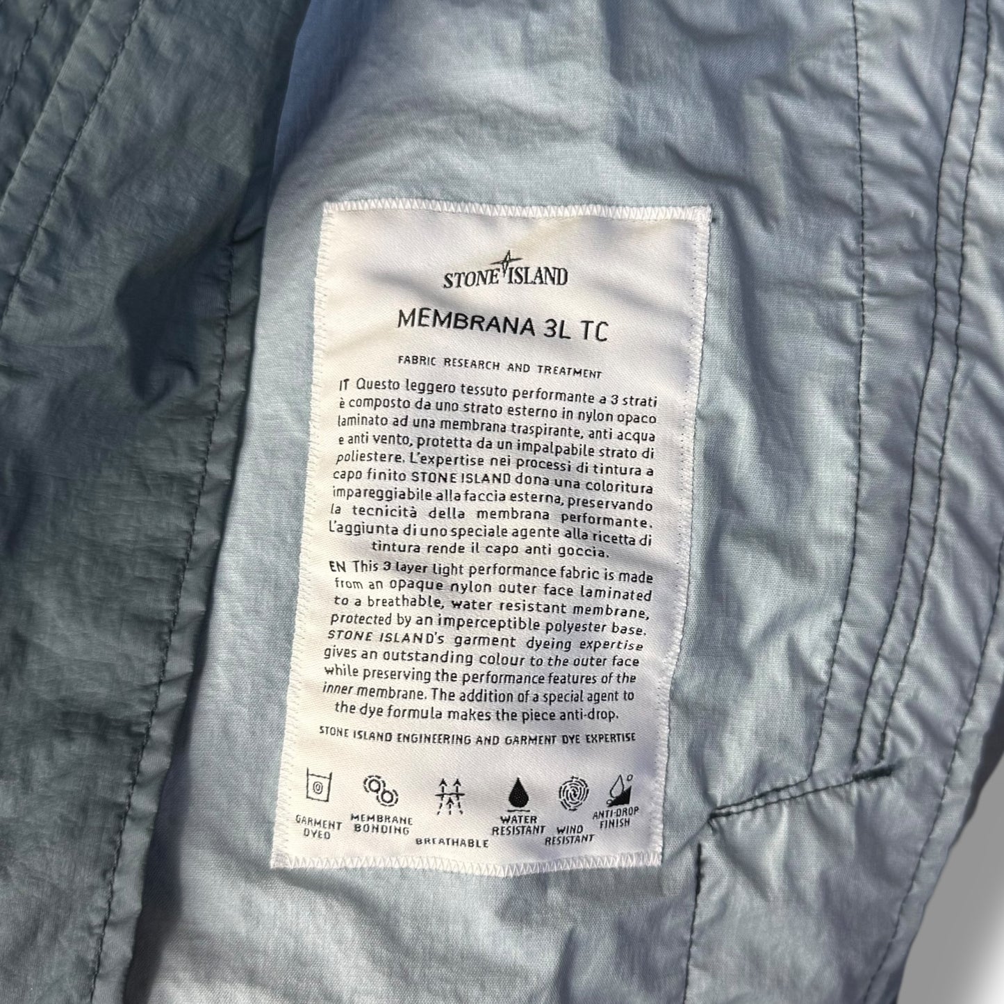 Stone Island Membrana 3L-TC (M, 21.5”)