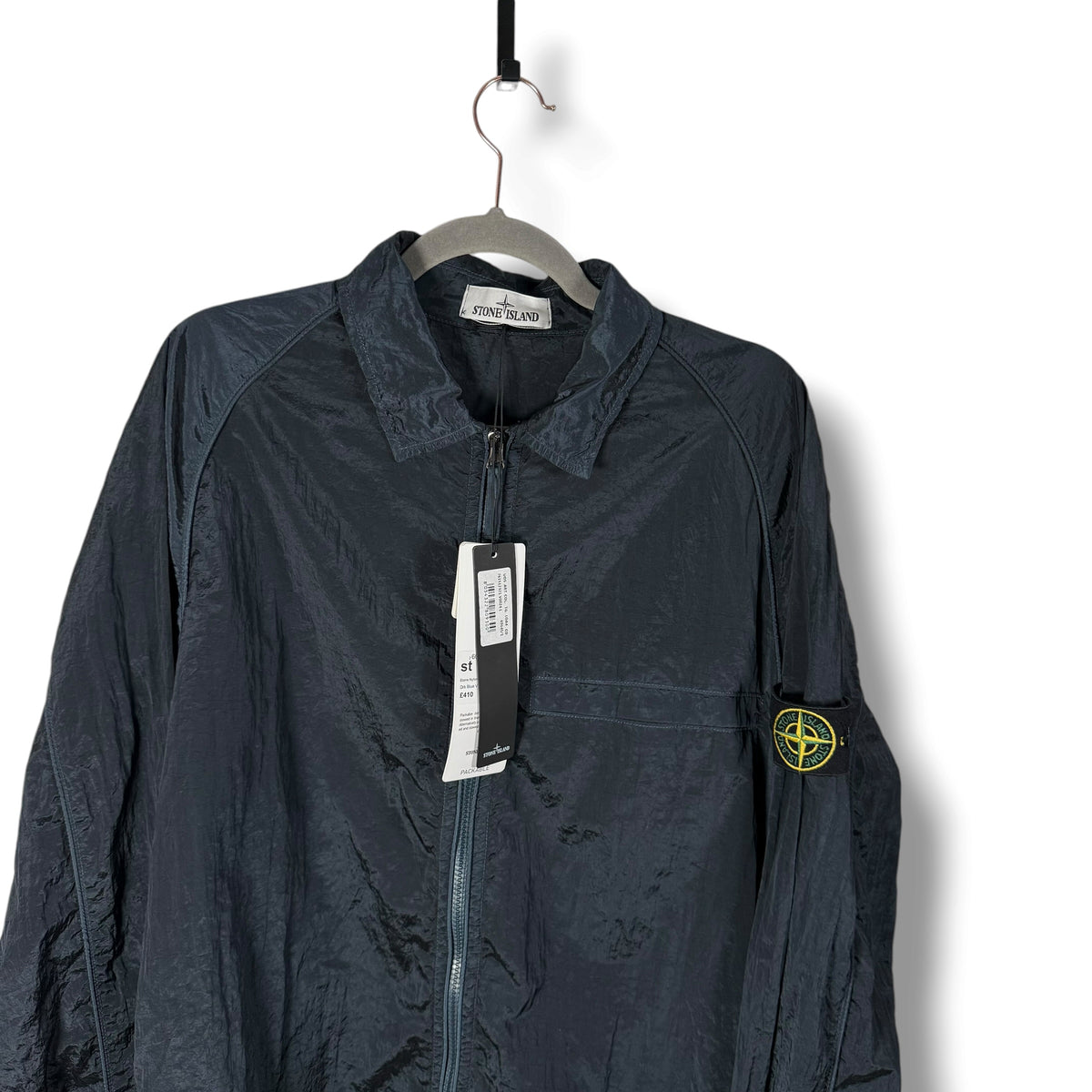 Stone Island Nylon Overshirt (L, 23.5”)