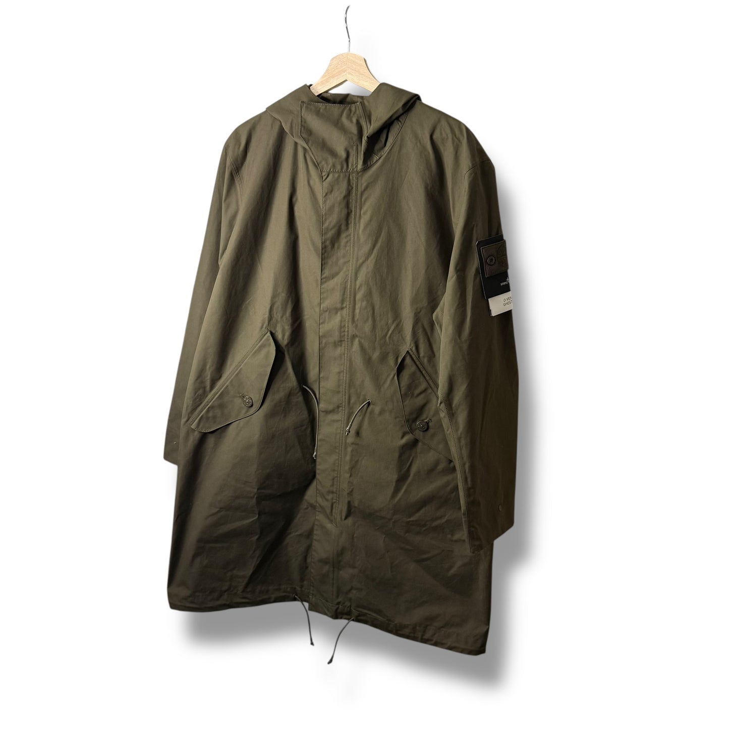 Stone Island O’Ventile Ghost Piece Parka (L, 25”)