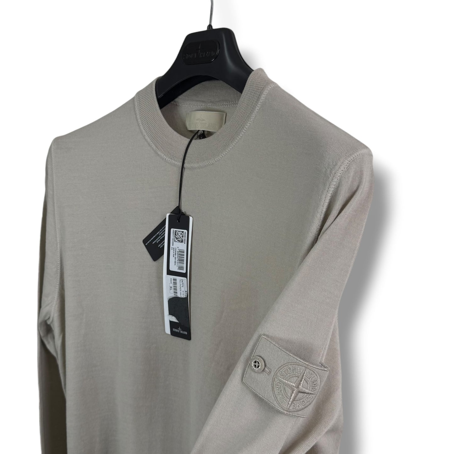 Stone Island Ghost Light Wool Knitted Pullover (XL, 23”)