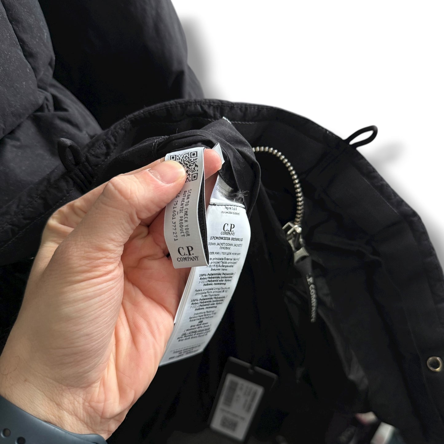 CP Company Flatt Nylon 3/4 Puffer (XL, 26”)