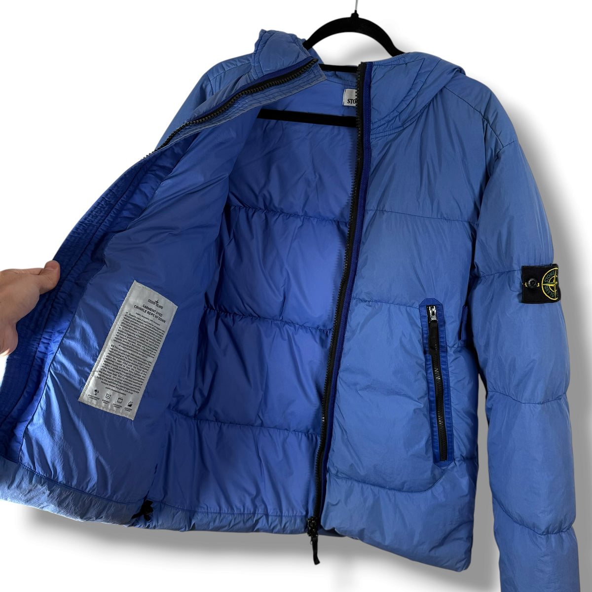 Stone Island Garment Dyed Crinkle Reps NY Down (M, 23”)