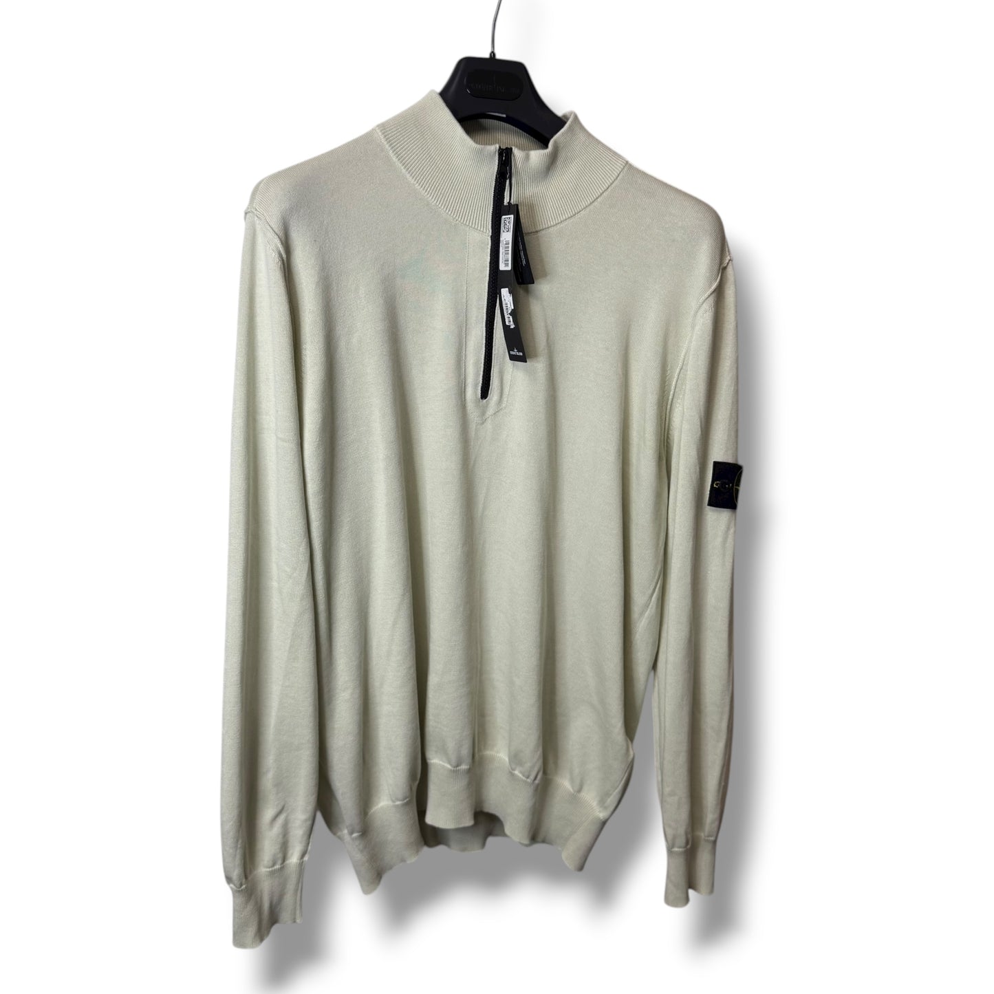 Stone Island 1/4 Zip Knit (2XL, 25”)