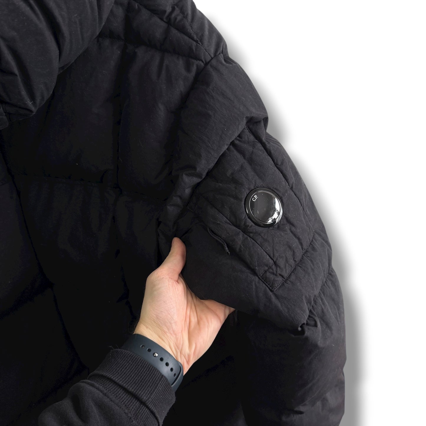 CP Company Flatt Nylon 3/4 Puffer (XL, 26”)