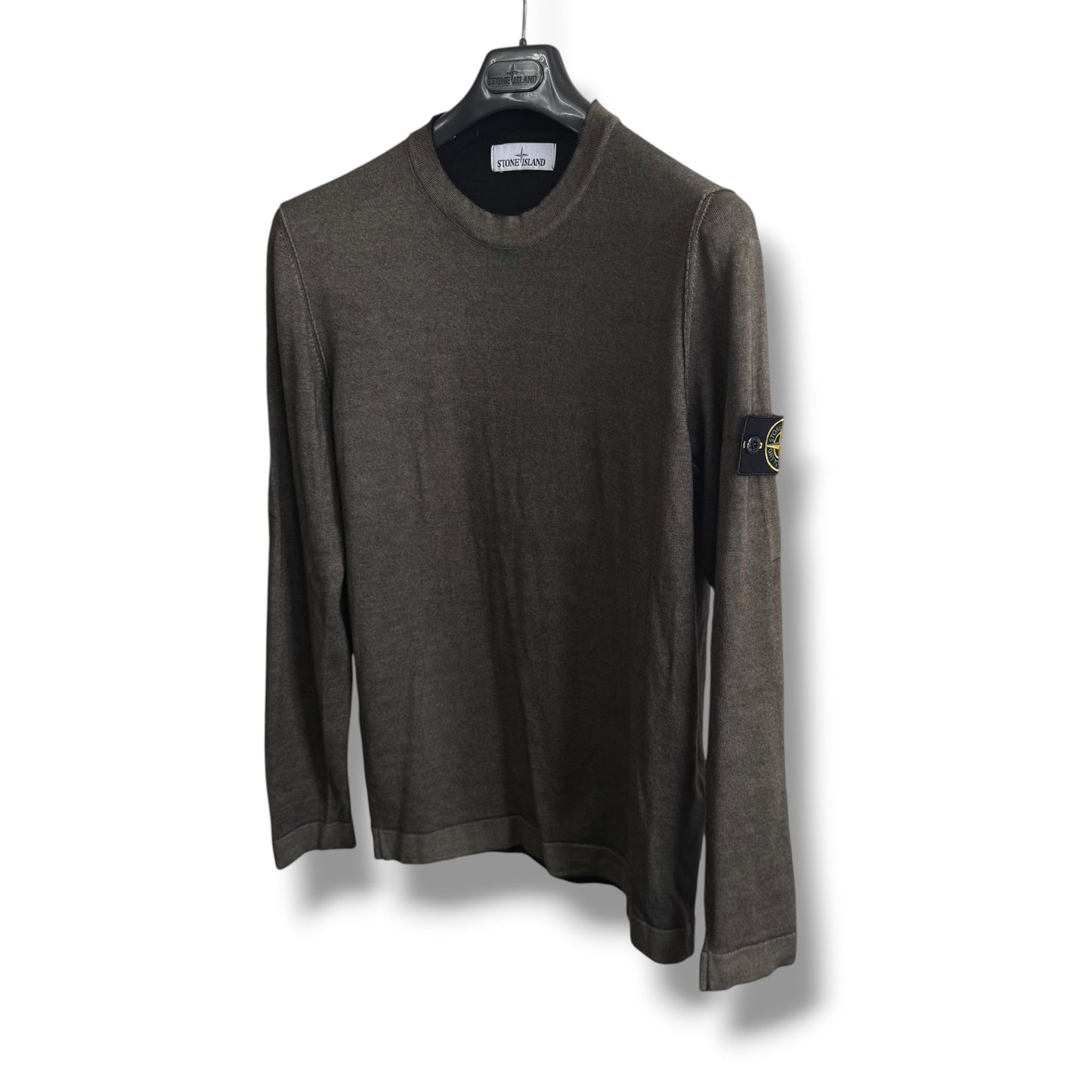 Stone Island Fast Dry + Air Brush Knitted Jumper (L, 21”)