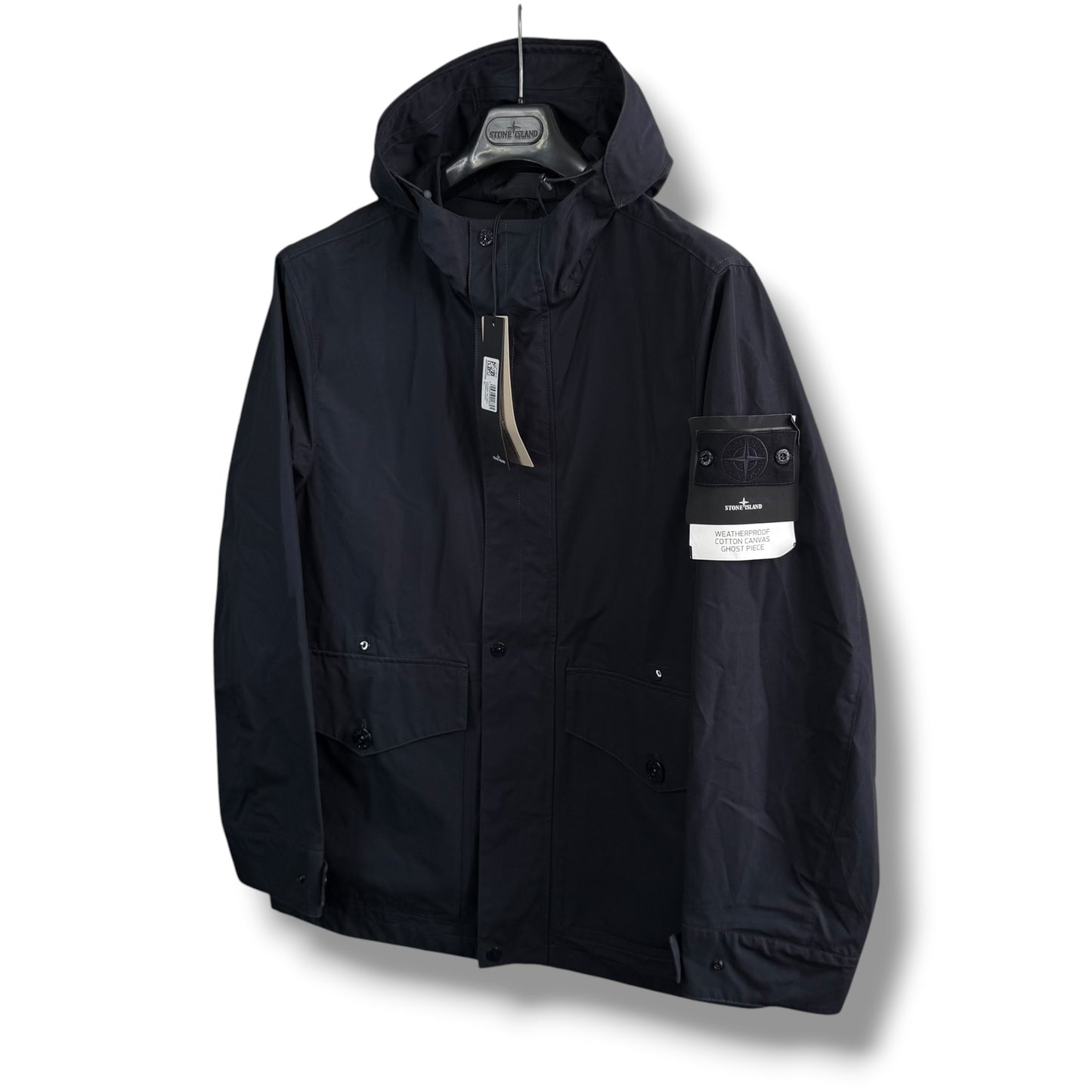 Stone Island Weatherproof Ghost Parka Jacket (XL, 25”)
