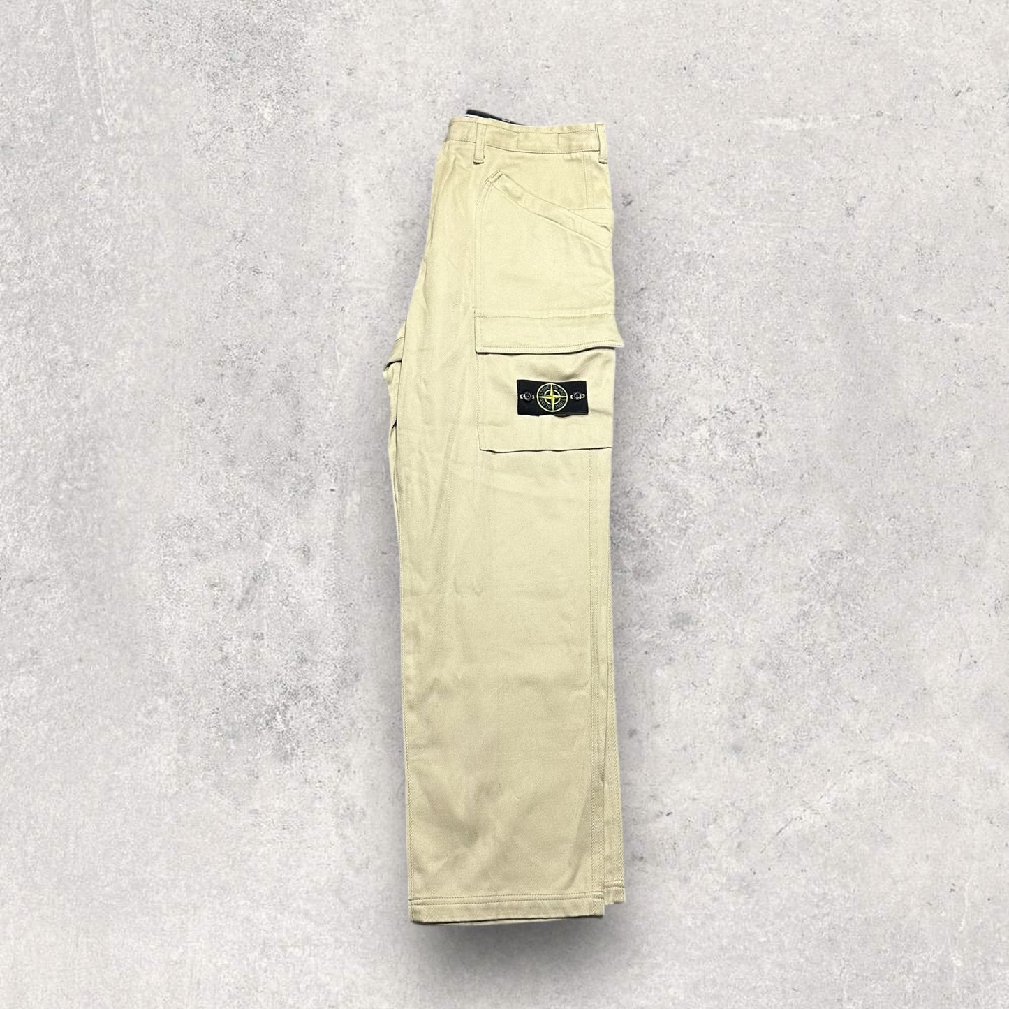 Stone Island Wide Leg Cargo Trousers 34