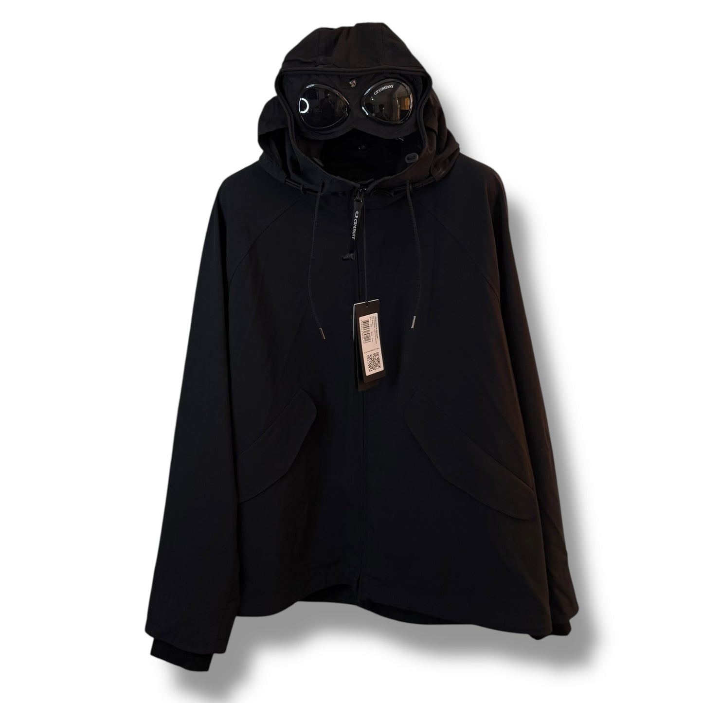 CP Company GD Shell Mixed Goggle Hooded Jacket (2XL, 26.5”)