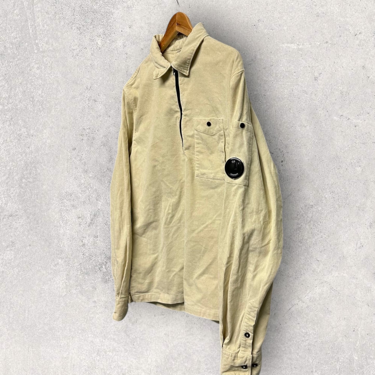 CP Company Corduroy 1/4 Zip (L, 22”)