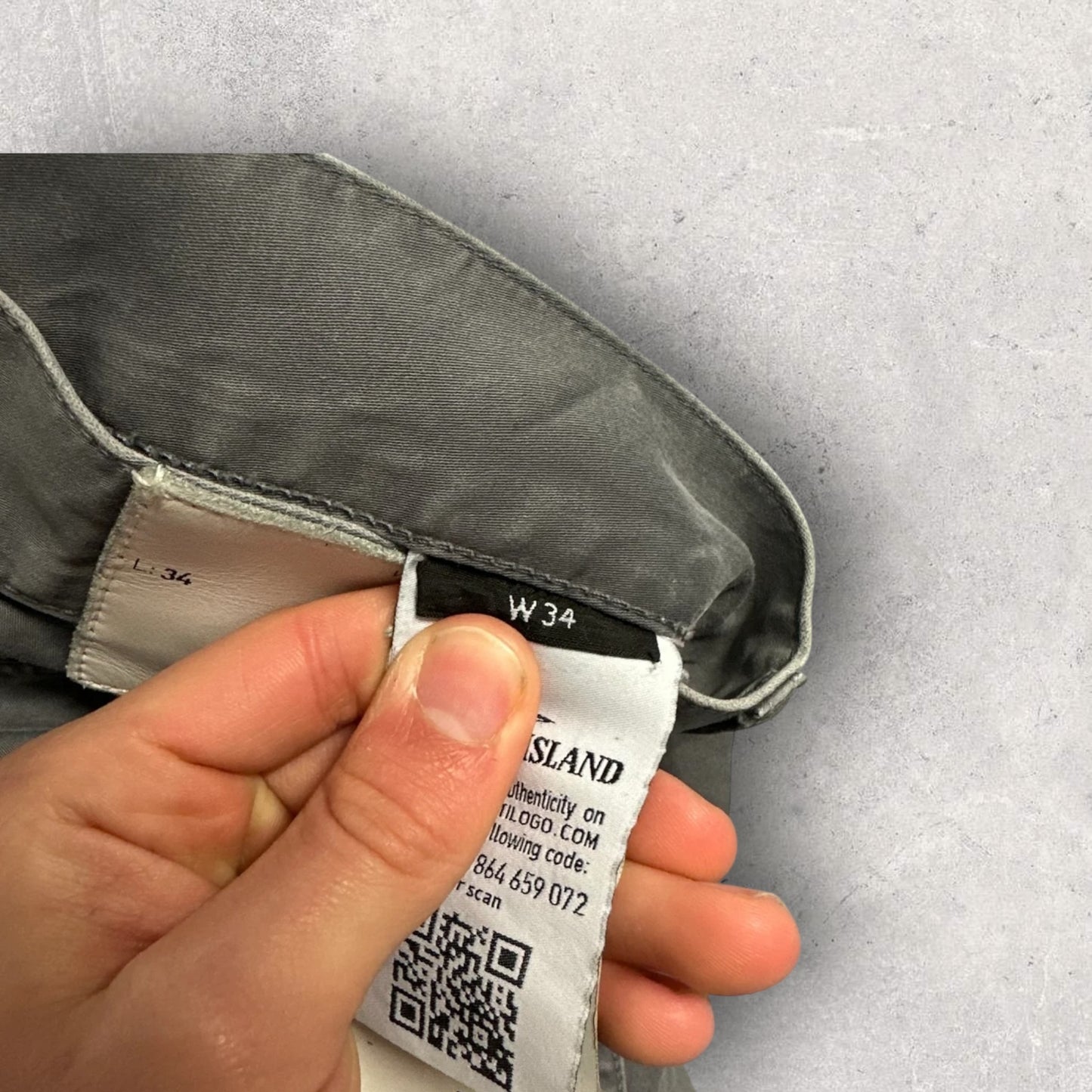 Stone Island Grey Jeans W34 L34