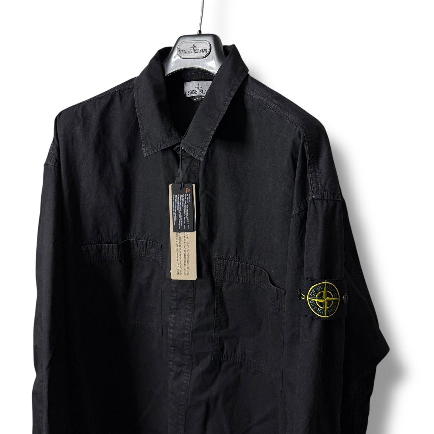 Stone Island Buttoned Overshirt (XXL, 27”)
