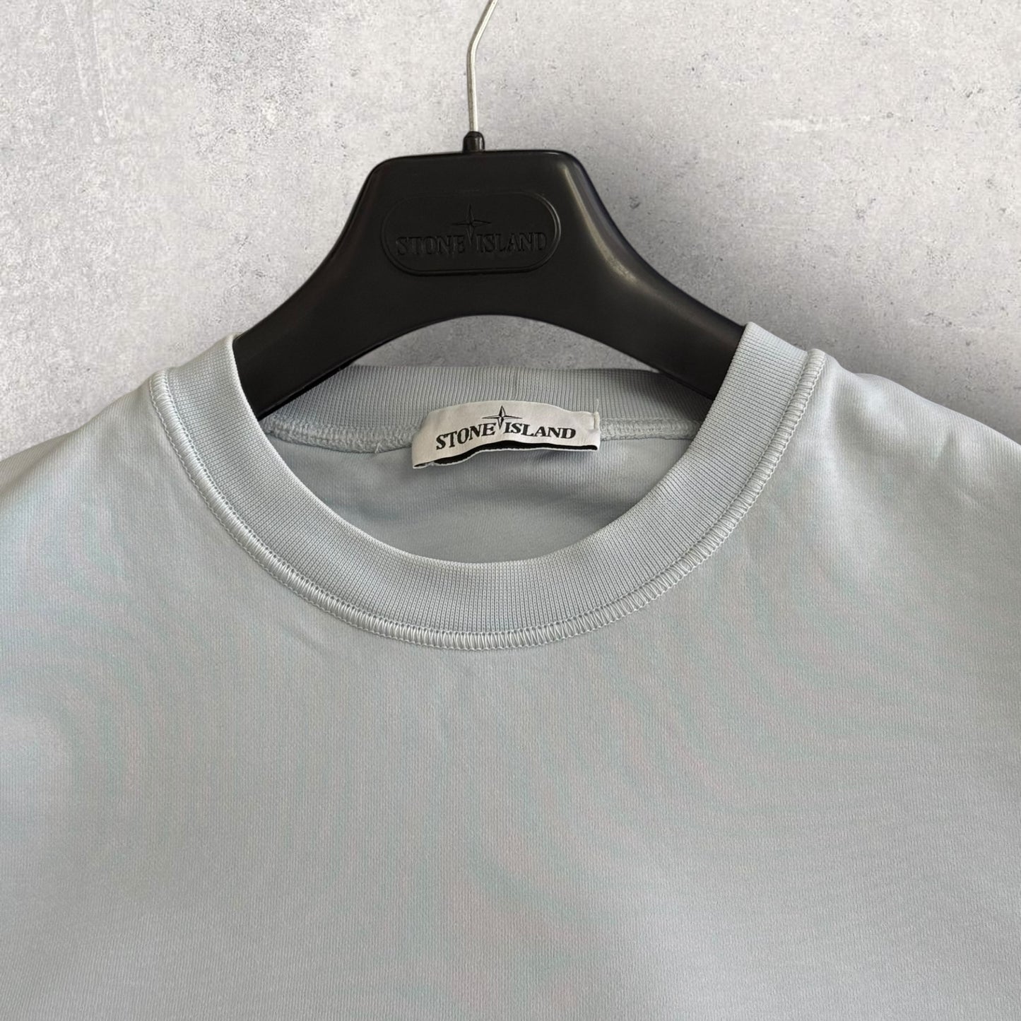 Stone Island Baby Blue Jumper (M, 22”)