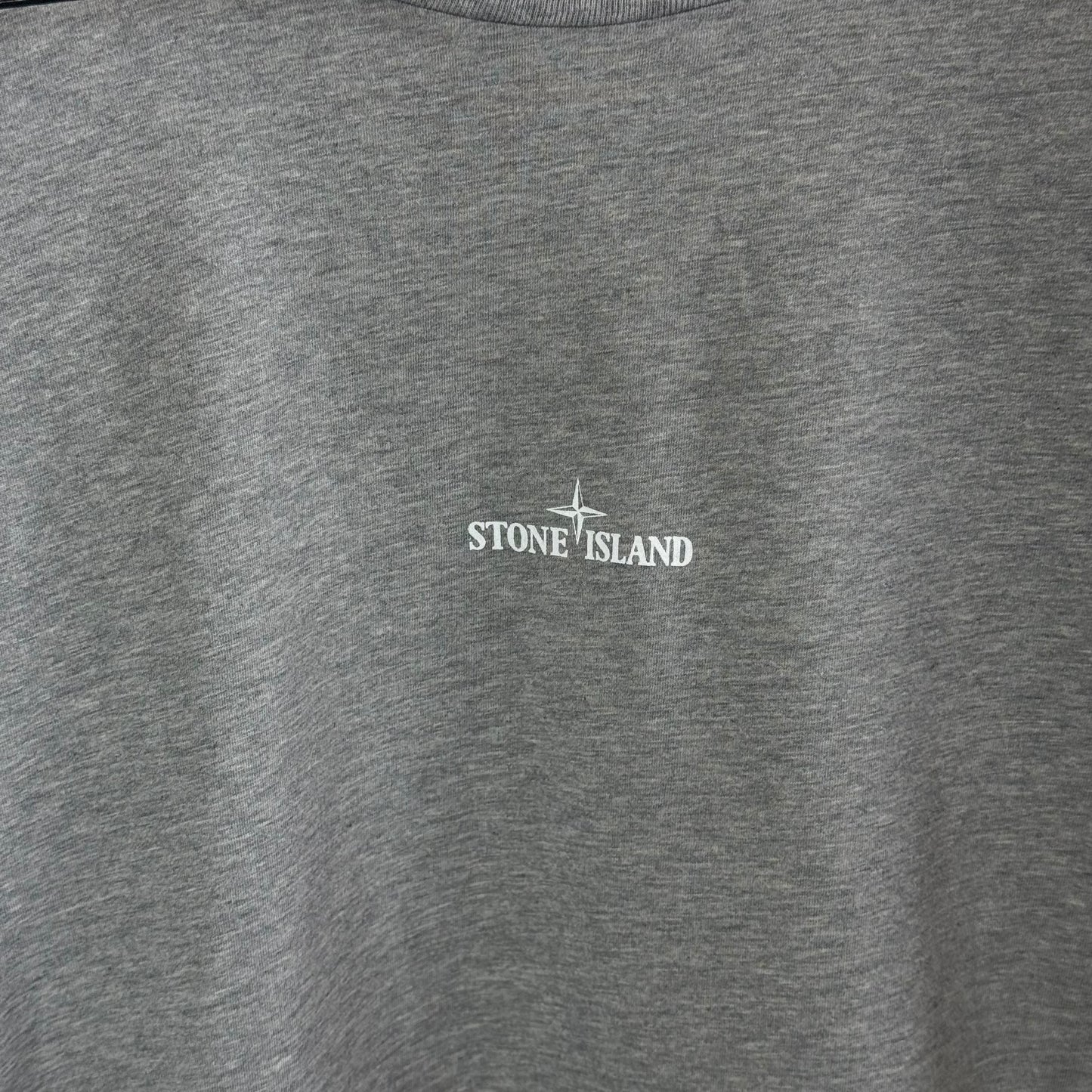 Stone Island T-shirt “the scratched paint one” (XXL, 25.5”)