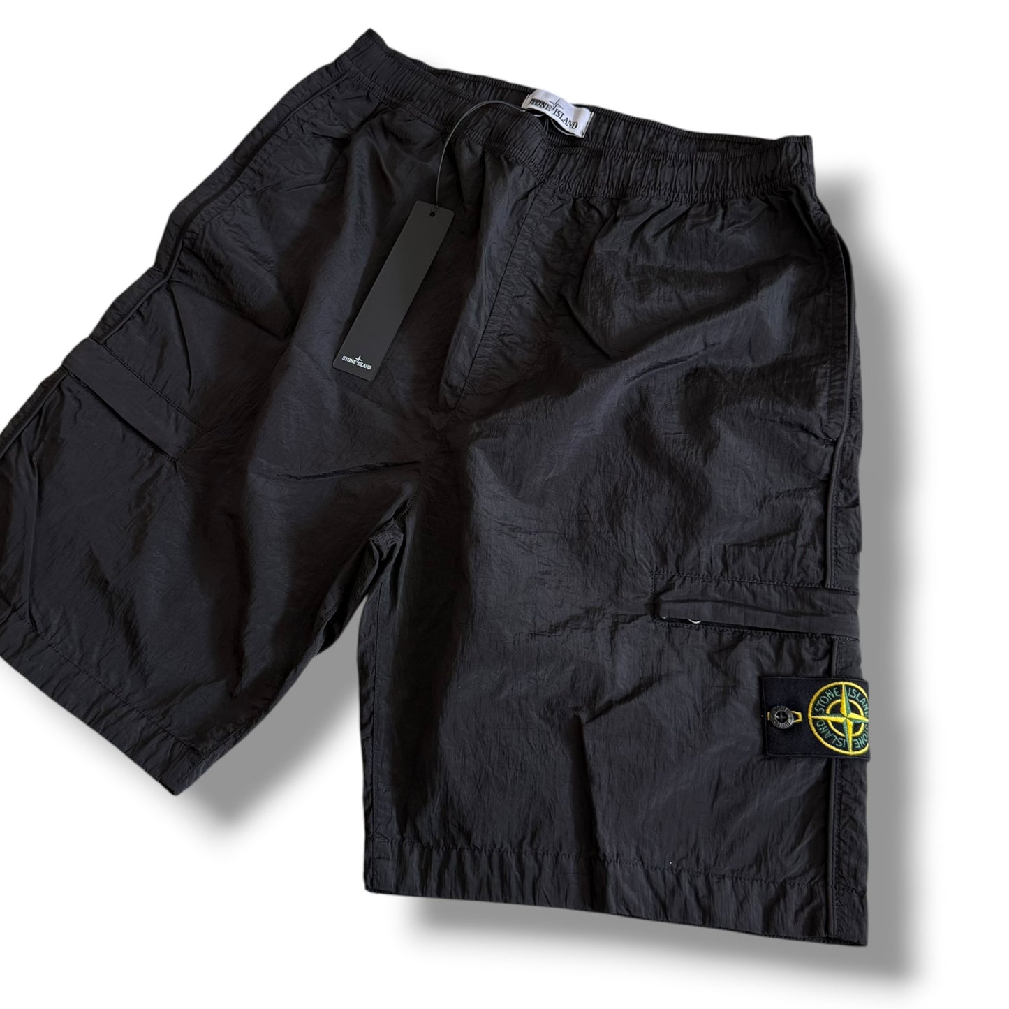 Stone Island Nylon Bermuda Shorts (M)