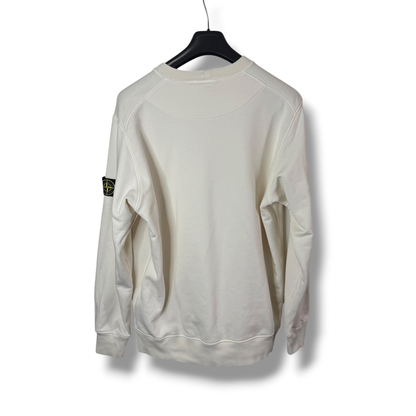 Stone Island Cream Sweatshirt (2XL, 26.5”)