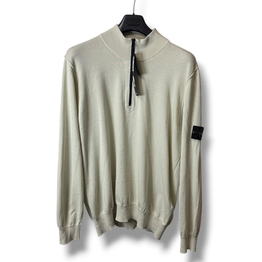 Stone Island 1/4 Zip Knit (2XL, 25”)