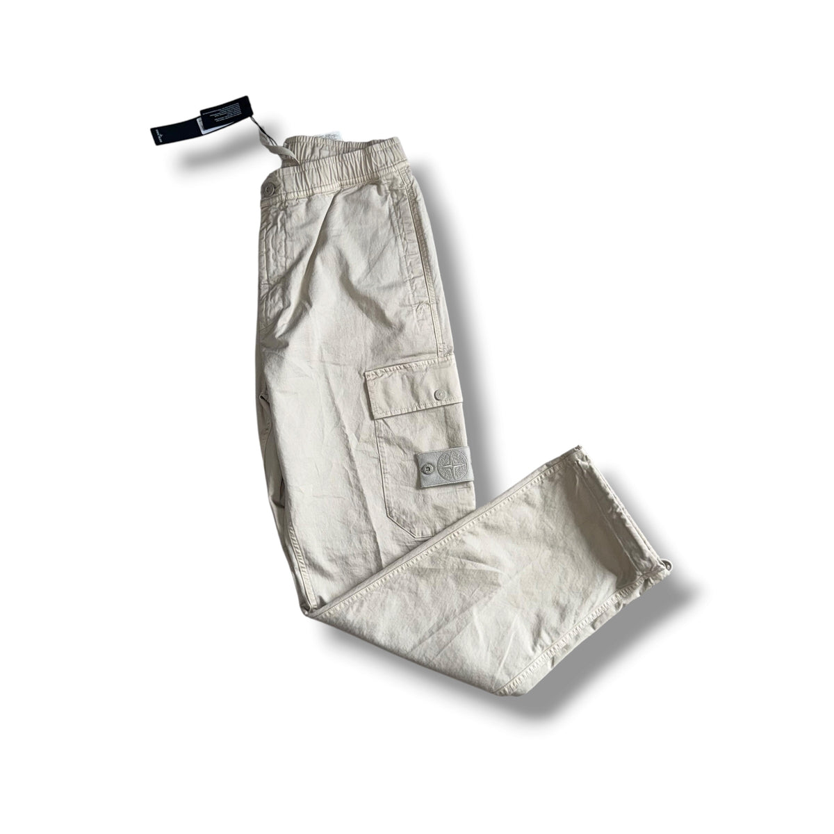 Stone Island Stretch Cotton Wool Ghost Cargos (33”)