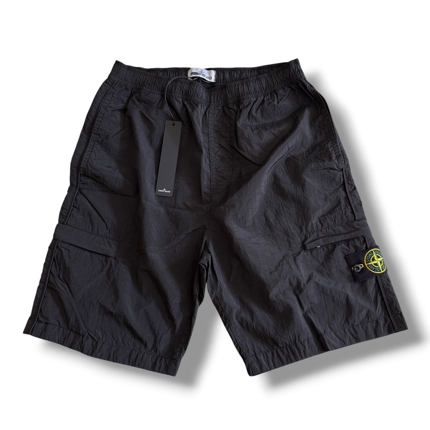 Stone Island Nylon Bermuda Shorts (M)