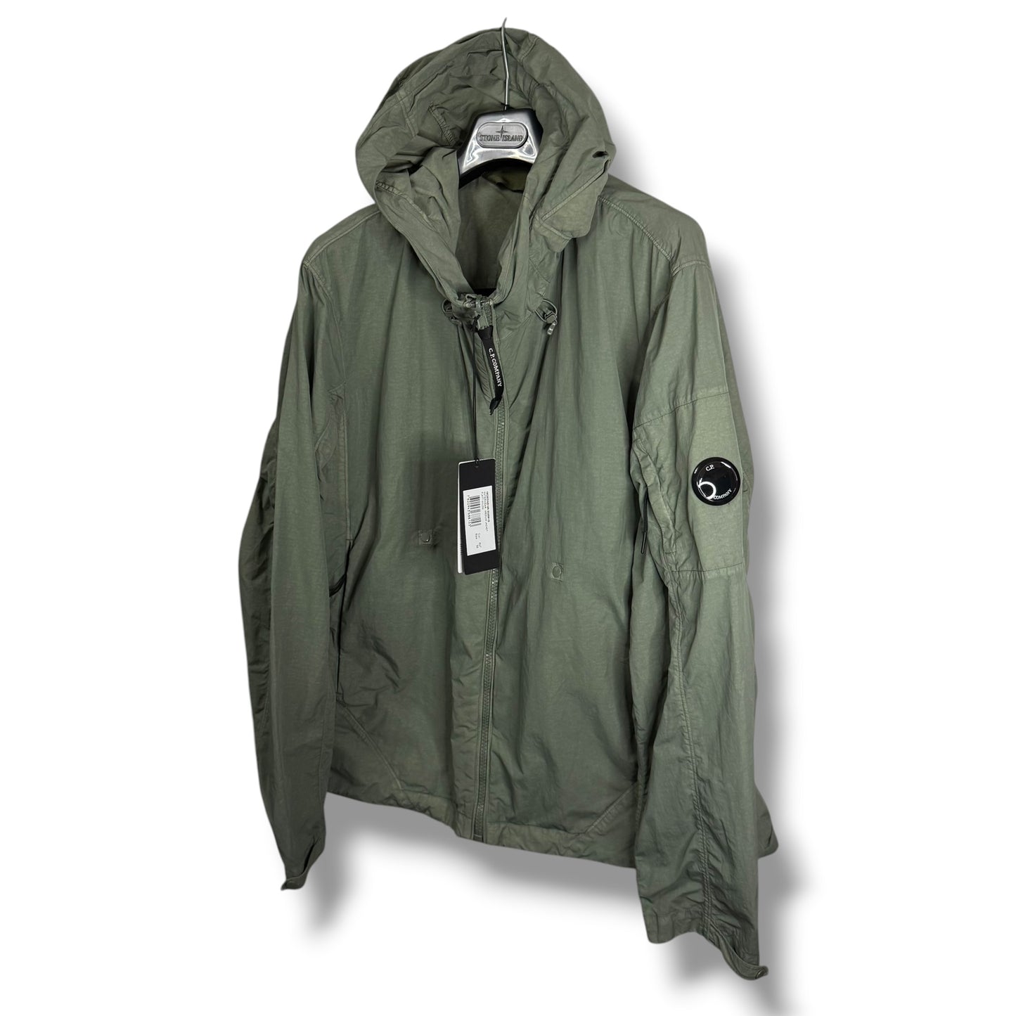 CP Company Flatt Nylon Reversible Hooded Jacket (2XL, 26”)