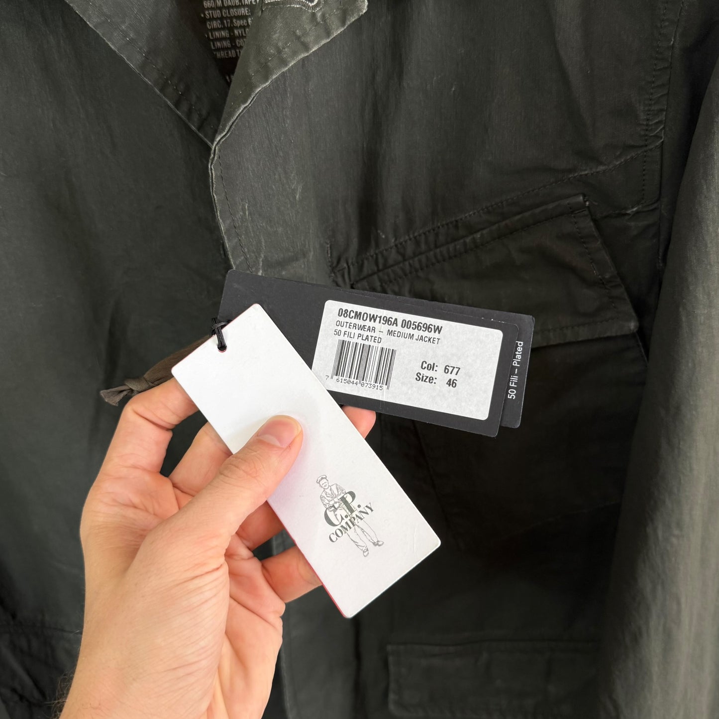 C.P. Company 50 Fili La Mille Watchviewer Jacket (S, 21”)