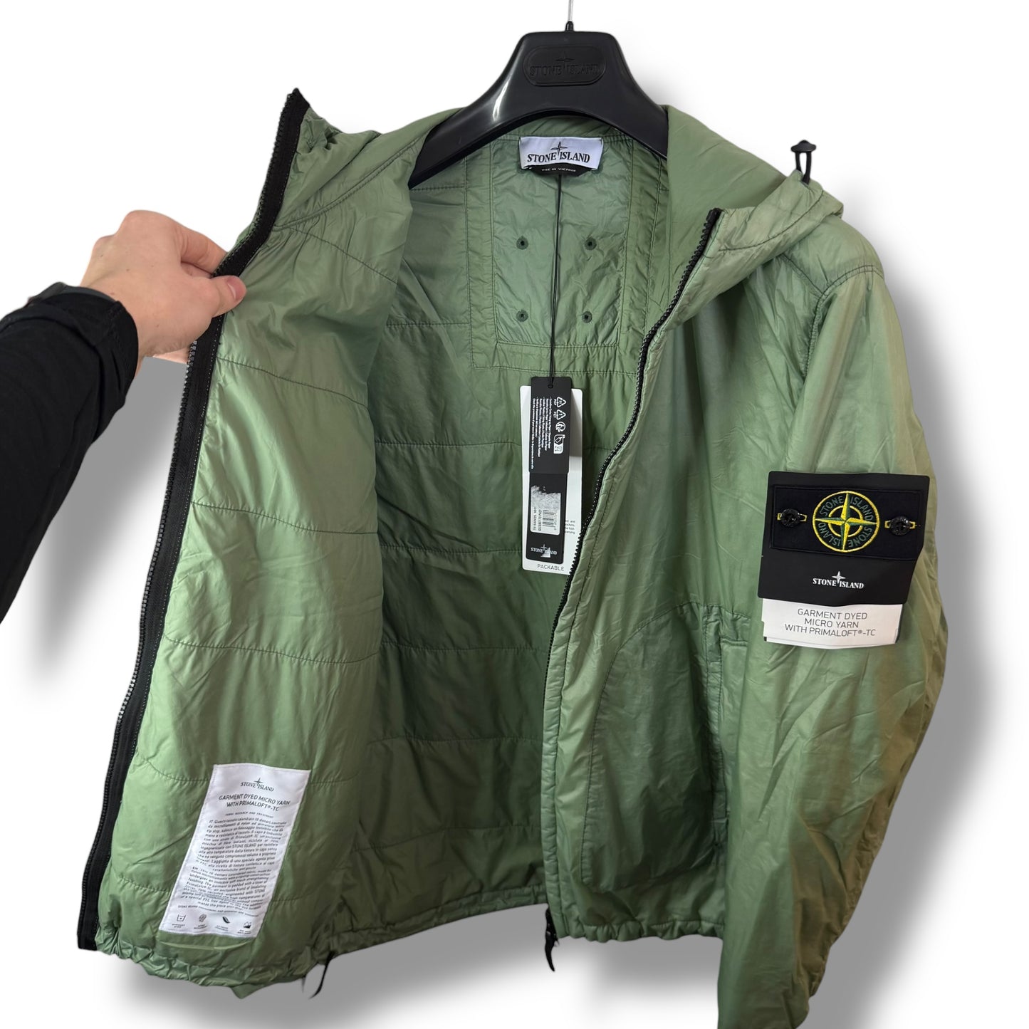 Stone Island Garment Dyed with Primaloft-TC (L, 24”)