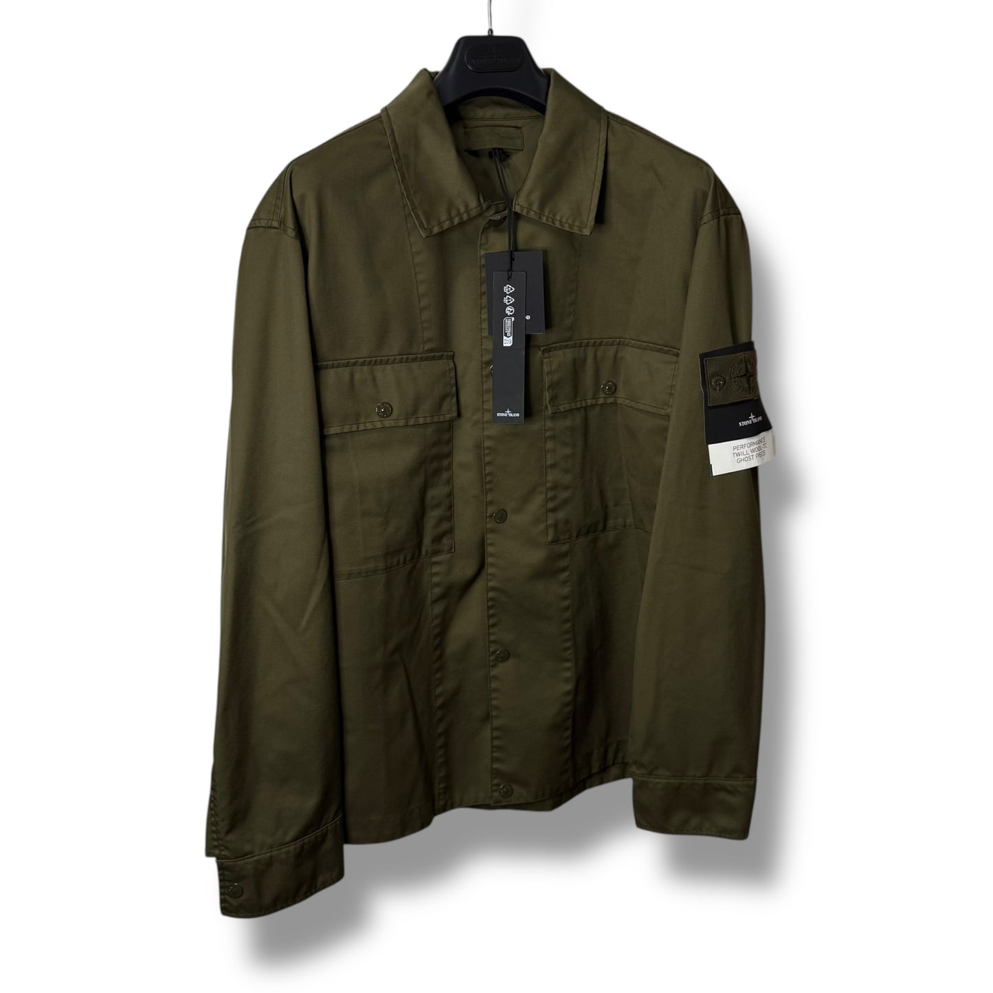 Stone Island Performance Twill Wool-TC Ghost Piece (XL, 24.5”)