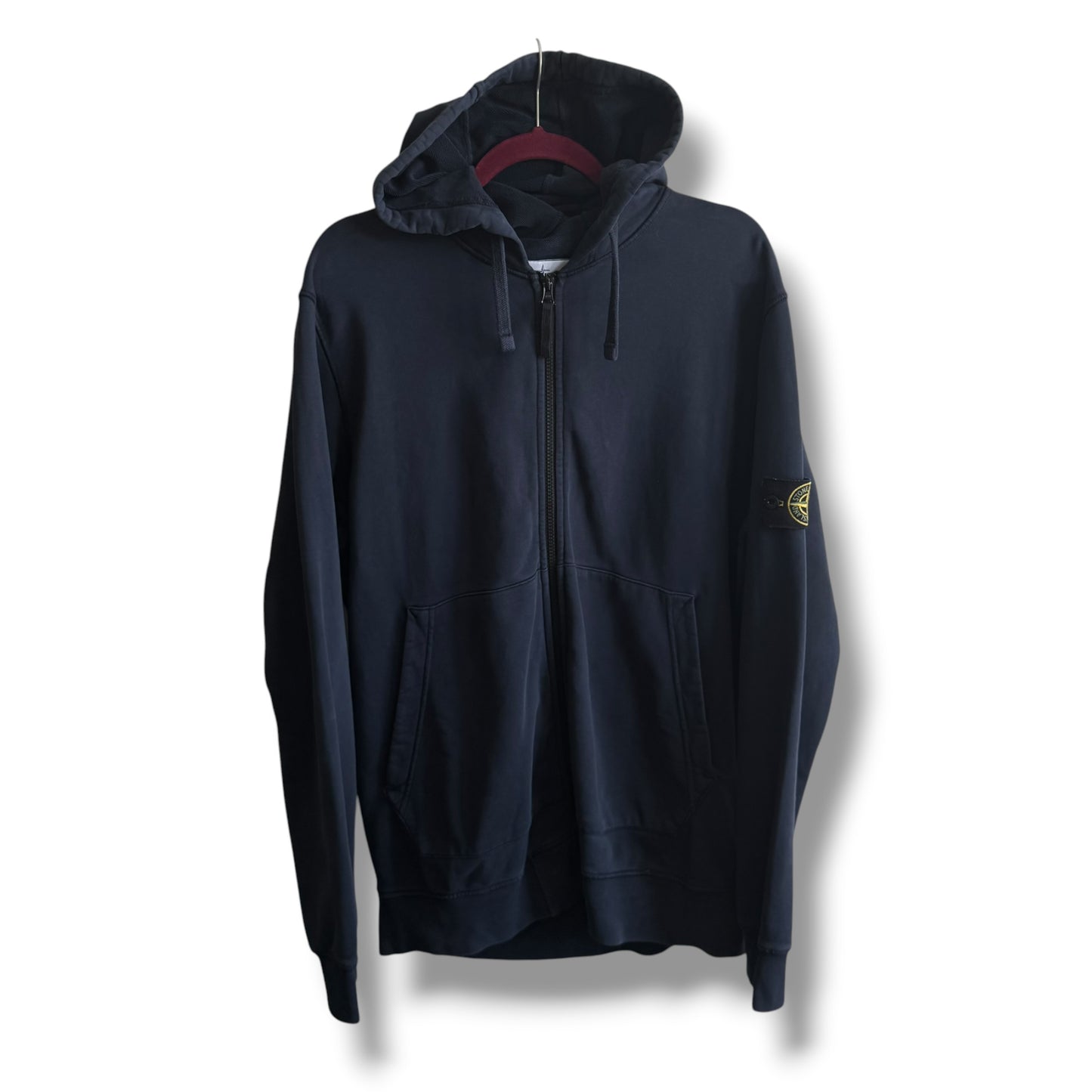 Stone Island Zip Hoodie (XXL, 25.5”)