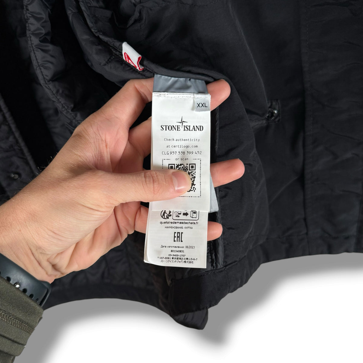 Stone Island Quilted Nylon Stella With Primaloft - TC (XXL, 26”)
