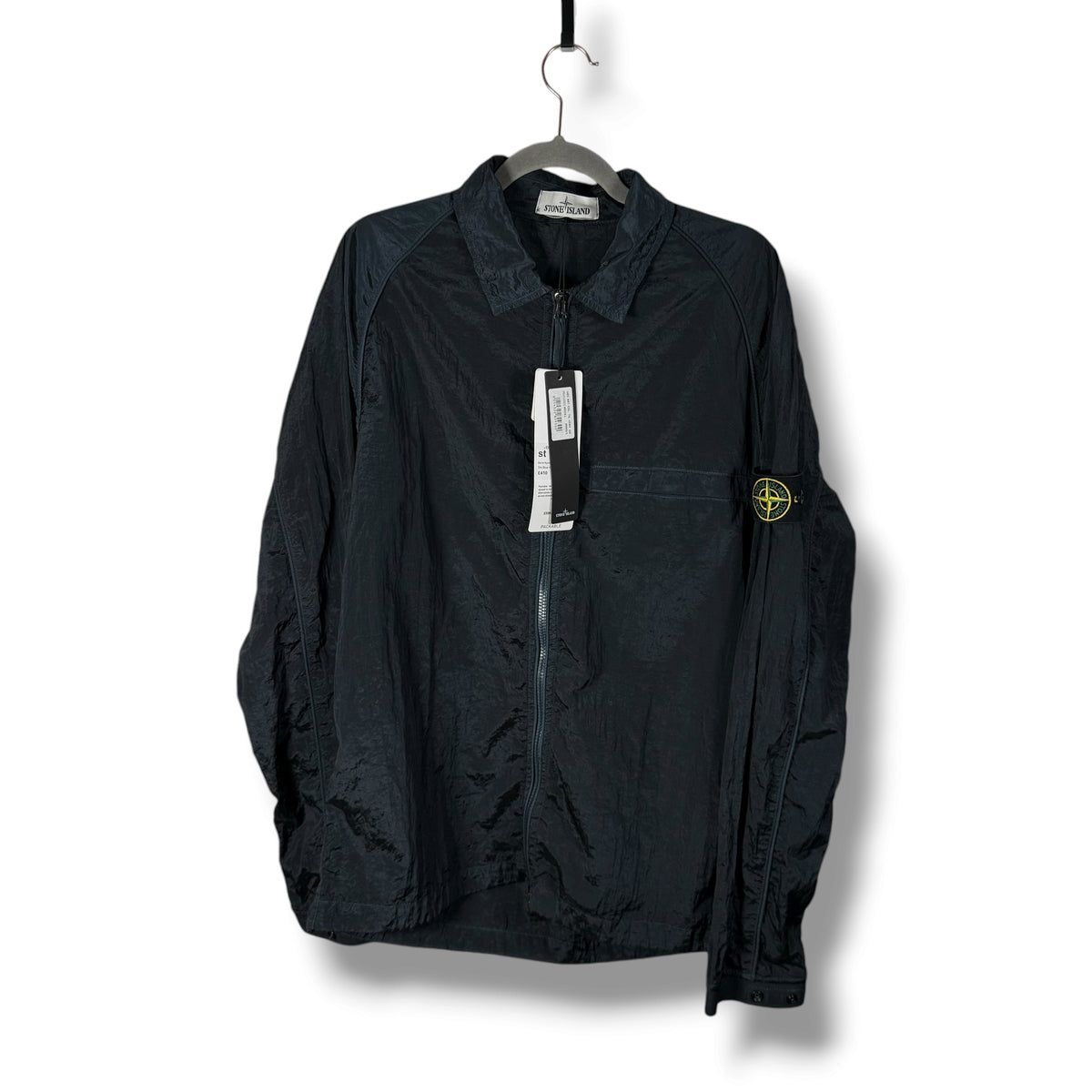 Stone Island Nylon Overshirt (L, 23.5”)