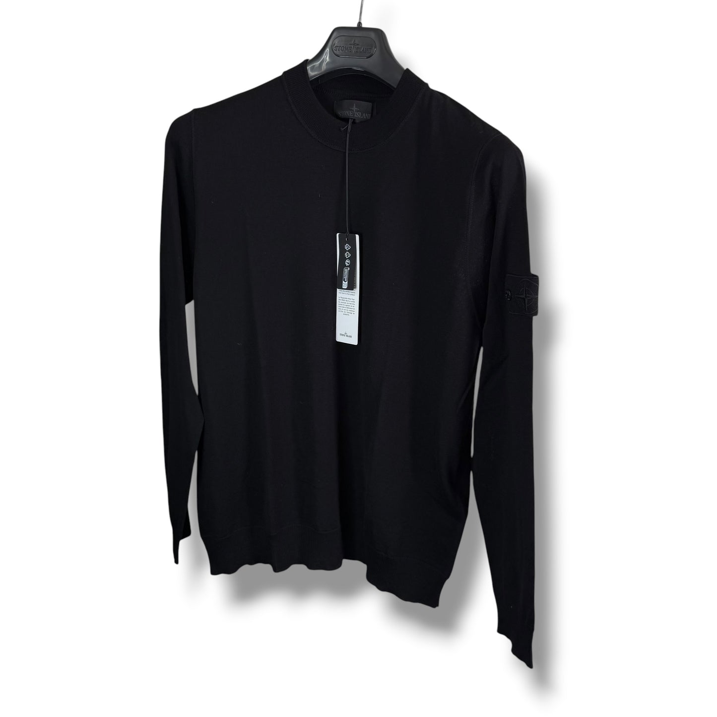 Stone Island Ghost Light Wool Knitted Pullover (M, 21.5”)