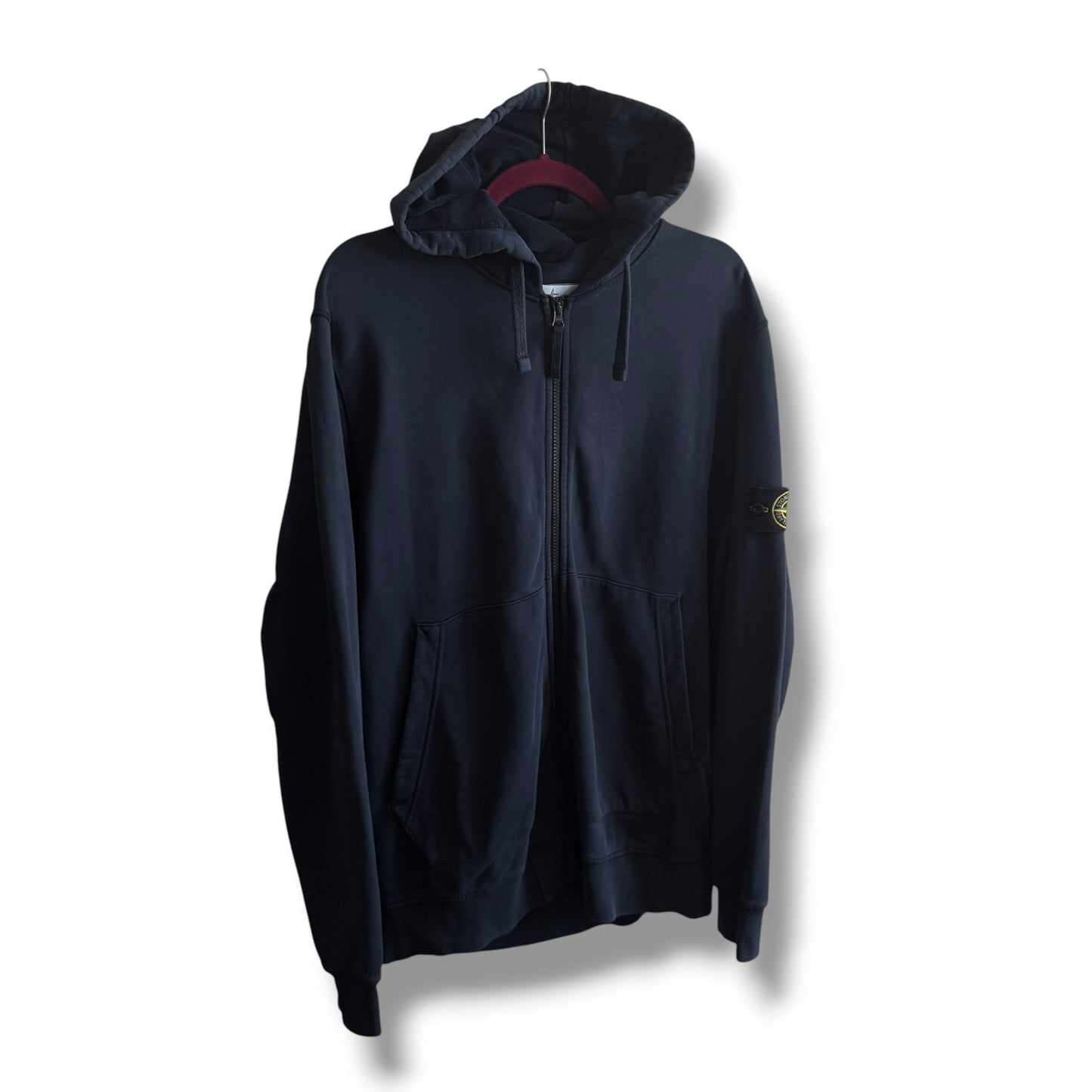 Stone Island Zip Hoodie (XXL, 25.5”)