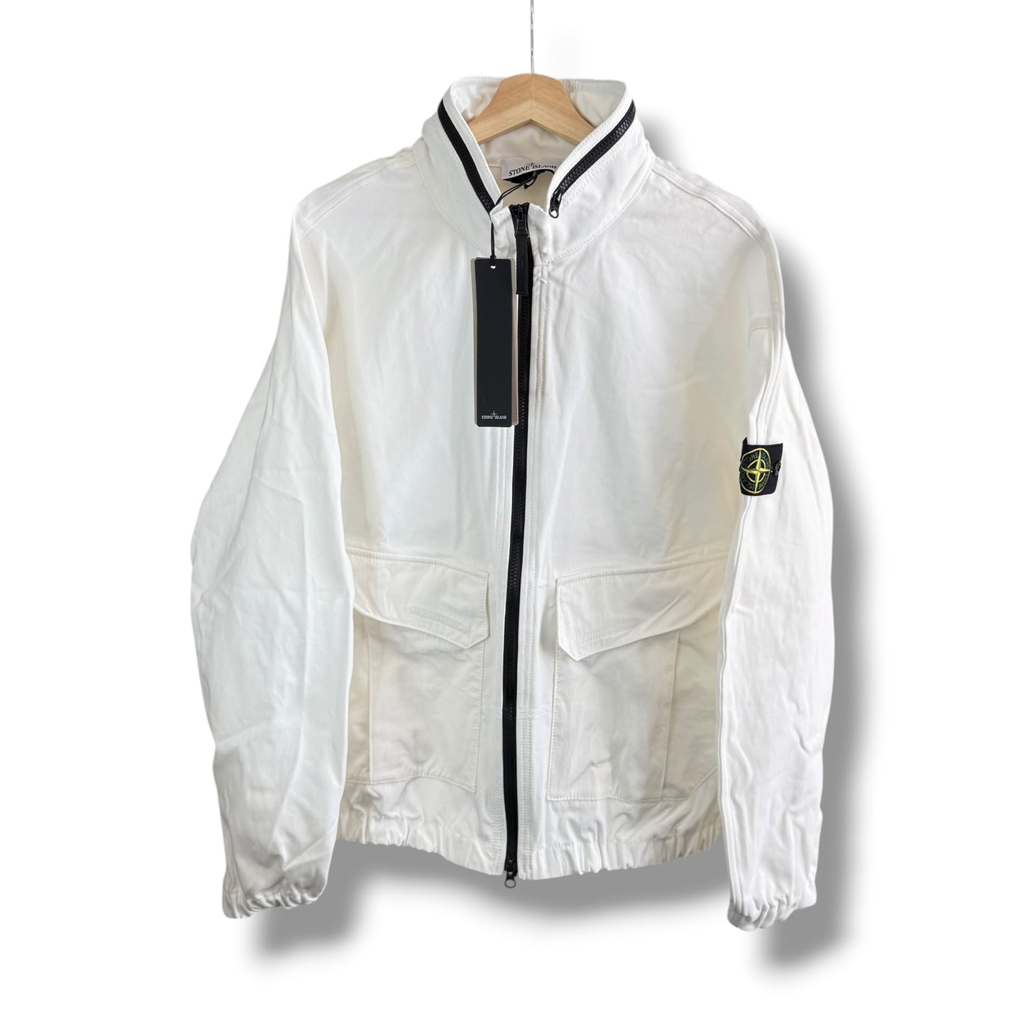 Stone Island Organic Panama Cotton + Nylon Jacket (Multiple Sizes)
