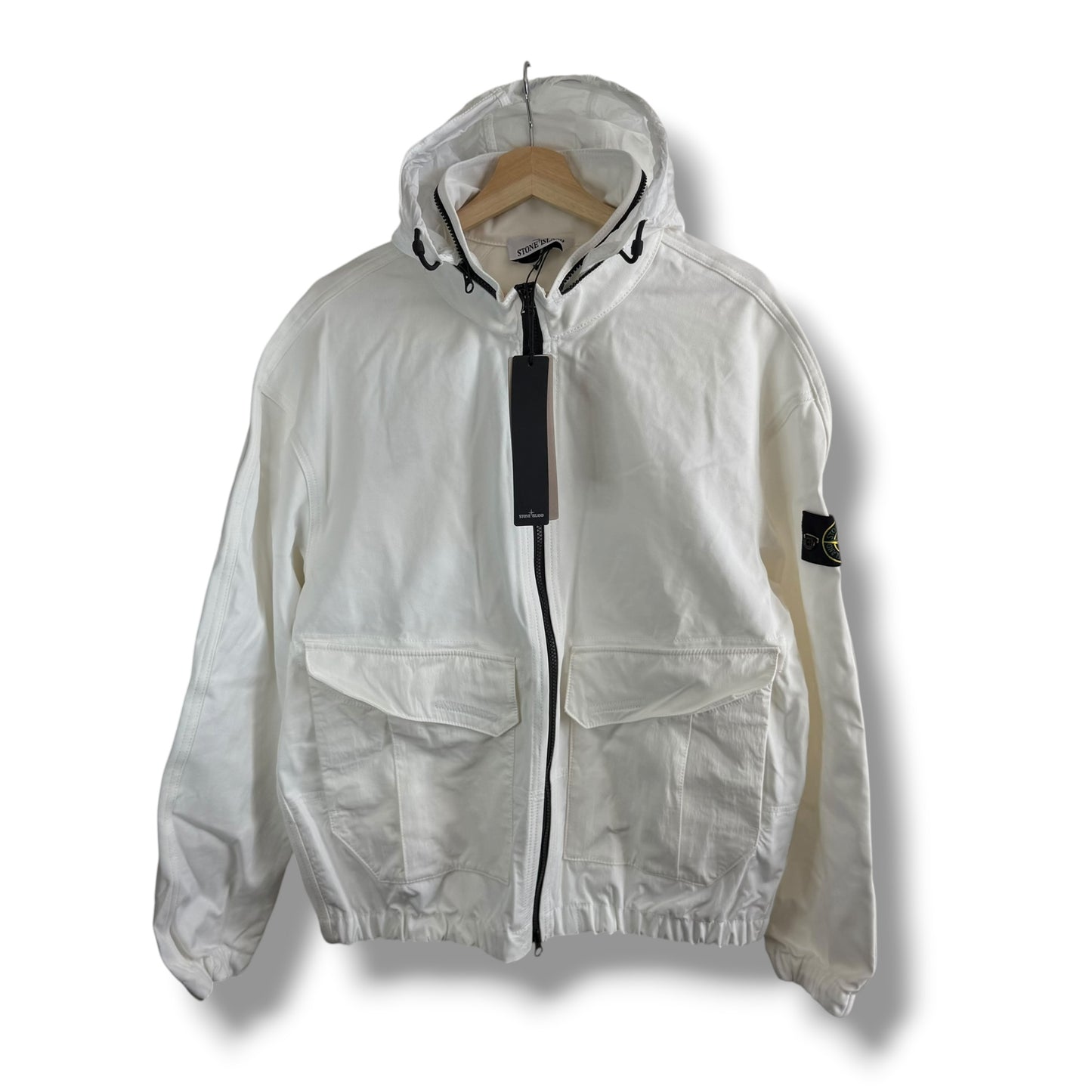 Stone Island Organic Panama Cotton + Nylon Jacket (Multiple Sizes)