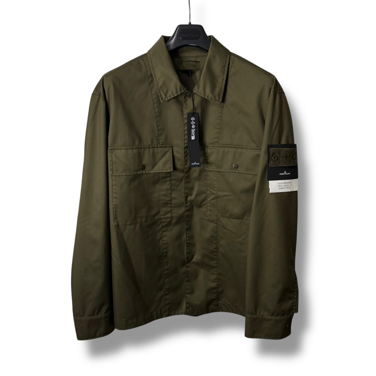 Stone Island Performance Twill Wool-TC Ghost Piece (XXL, 26.5”)