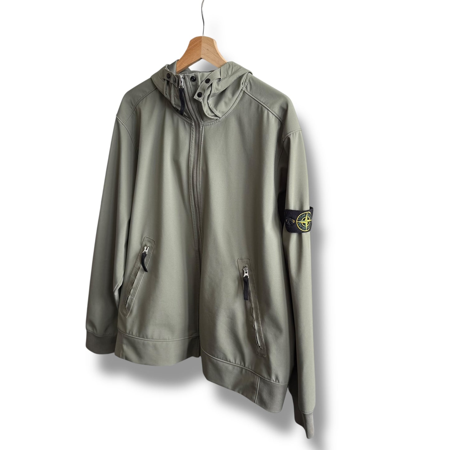 Stone Island Soft Shell Jacket (XXL, 25”)