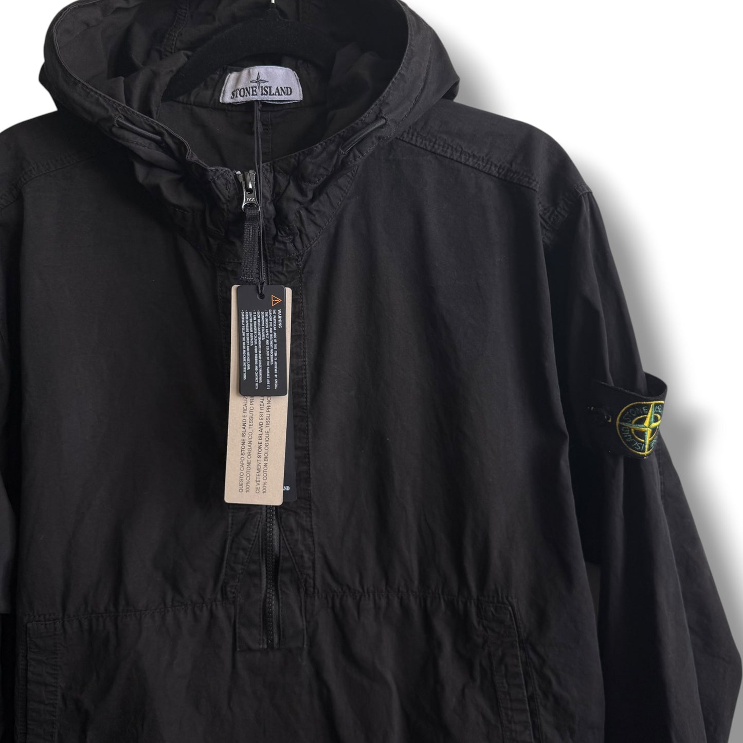 Stone Island Brushed Cotton Smock (XL, 27”)