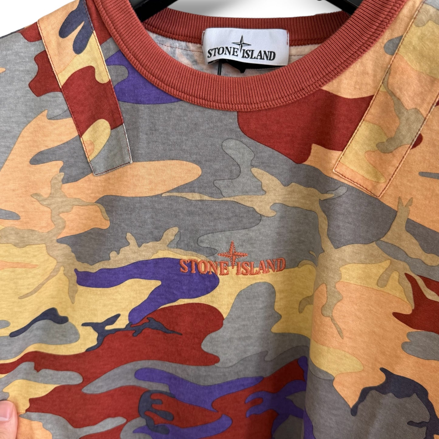 Stone Island Heritage Camo T-shirt (L, 23”)