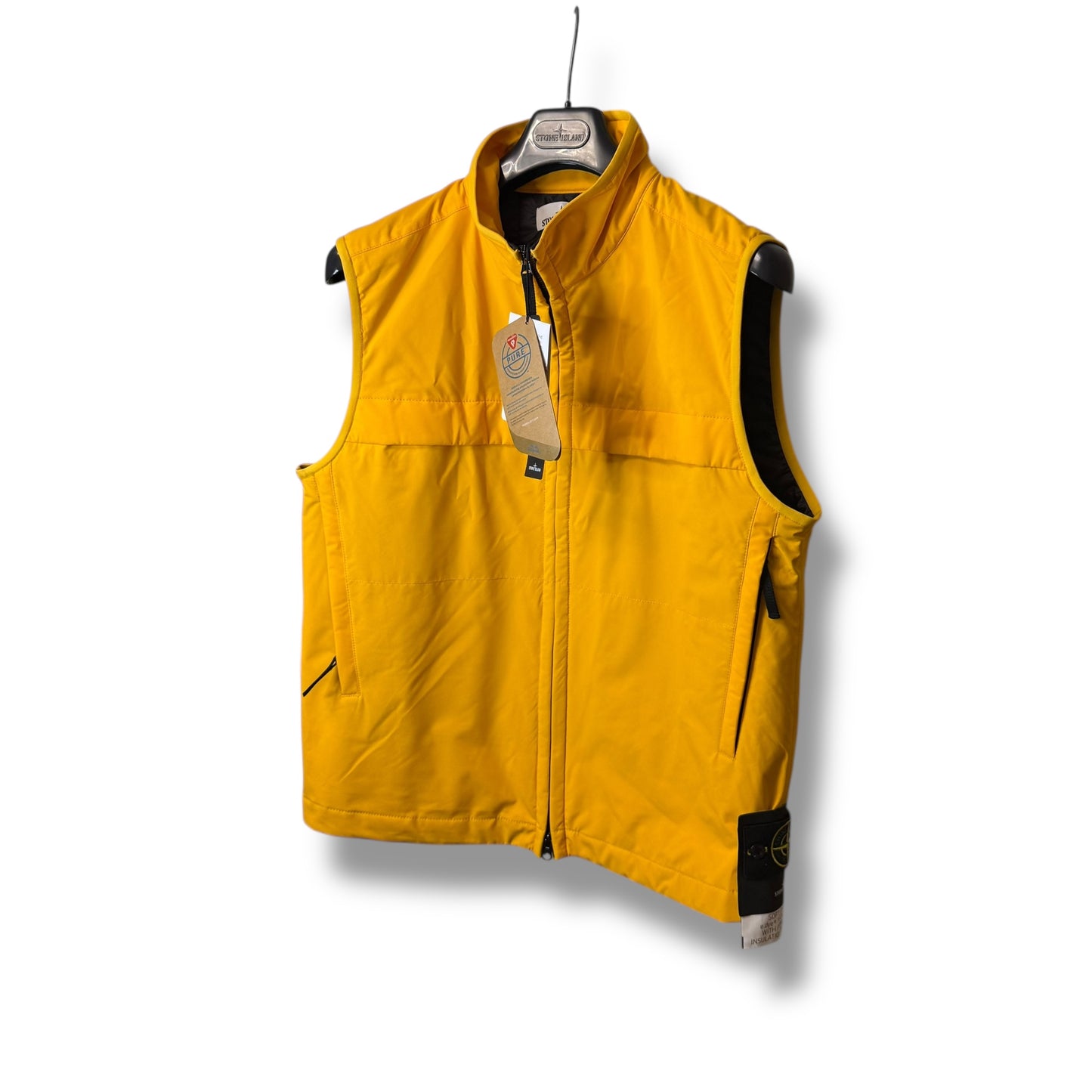 Stone Island Soft Shell Primaloft Gilet (L, 22.5”)
