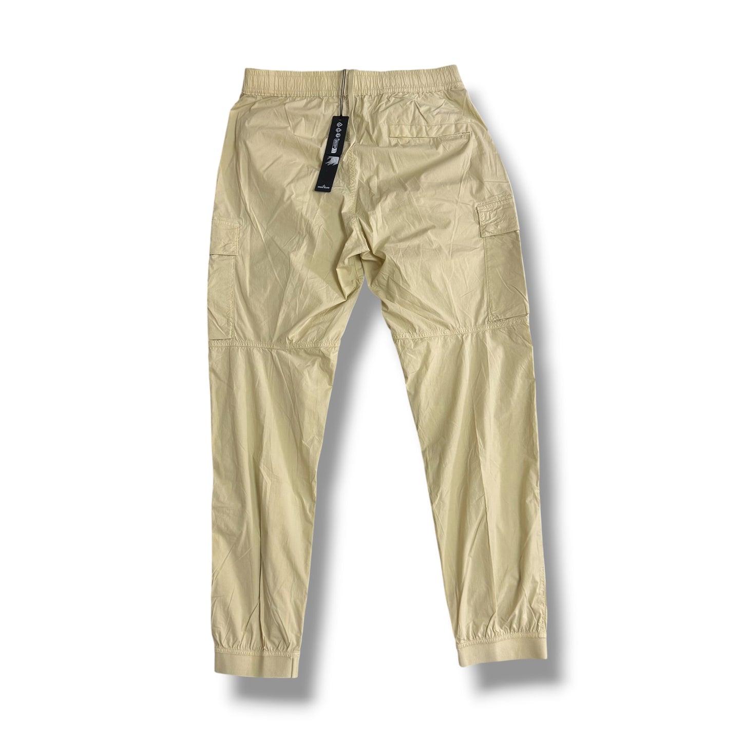 Stone Island Beige Cuffed Cargos