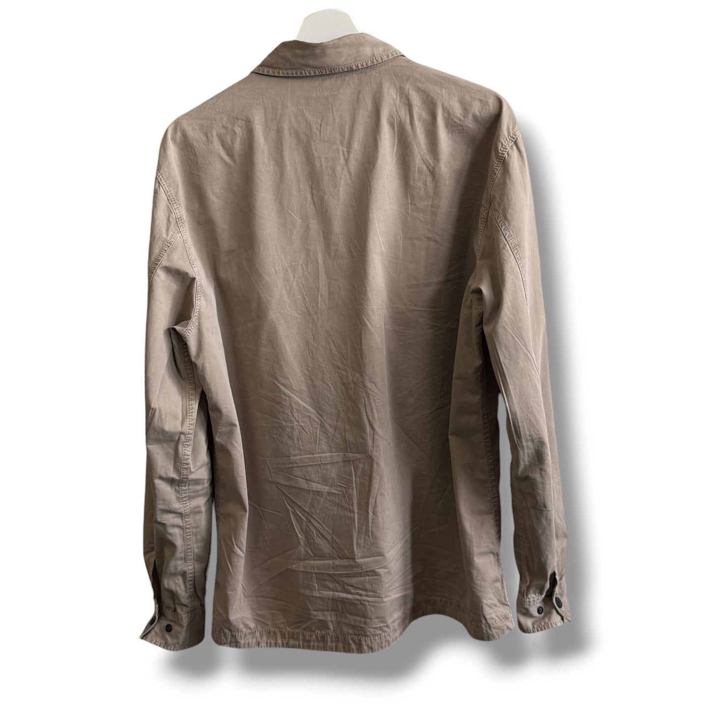 Stone Island Beige Overshirt (XL, 23”)
