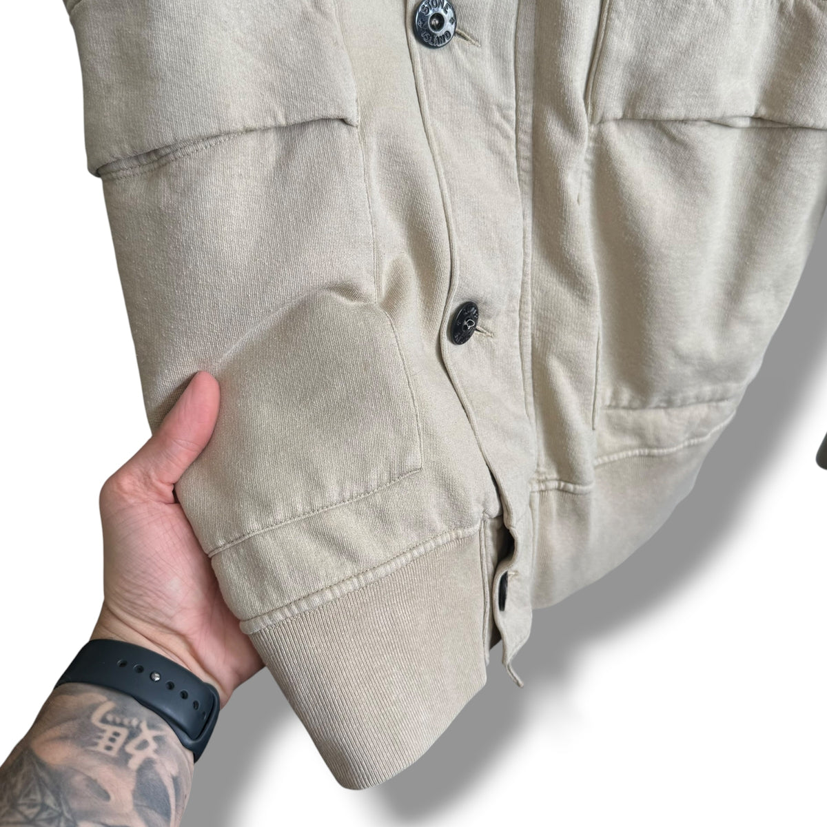 Stone Island Fleece Overshirt (XL, 23”)