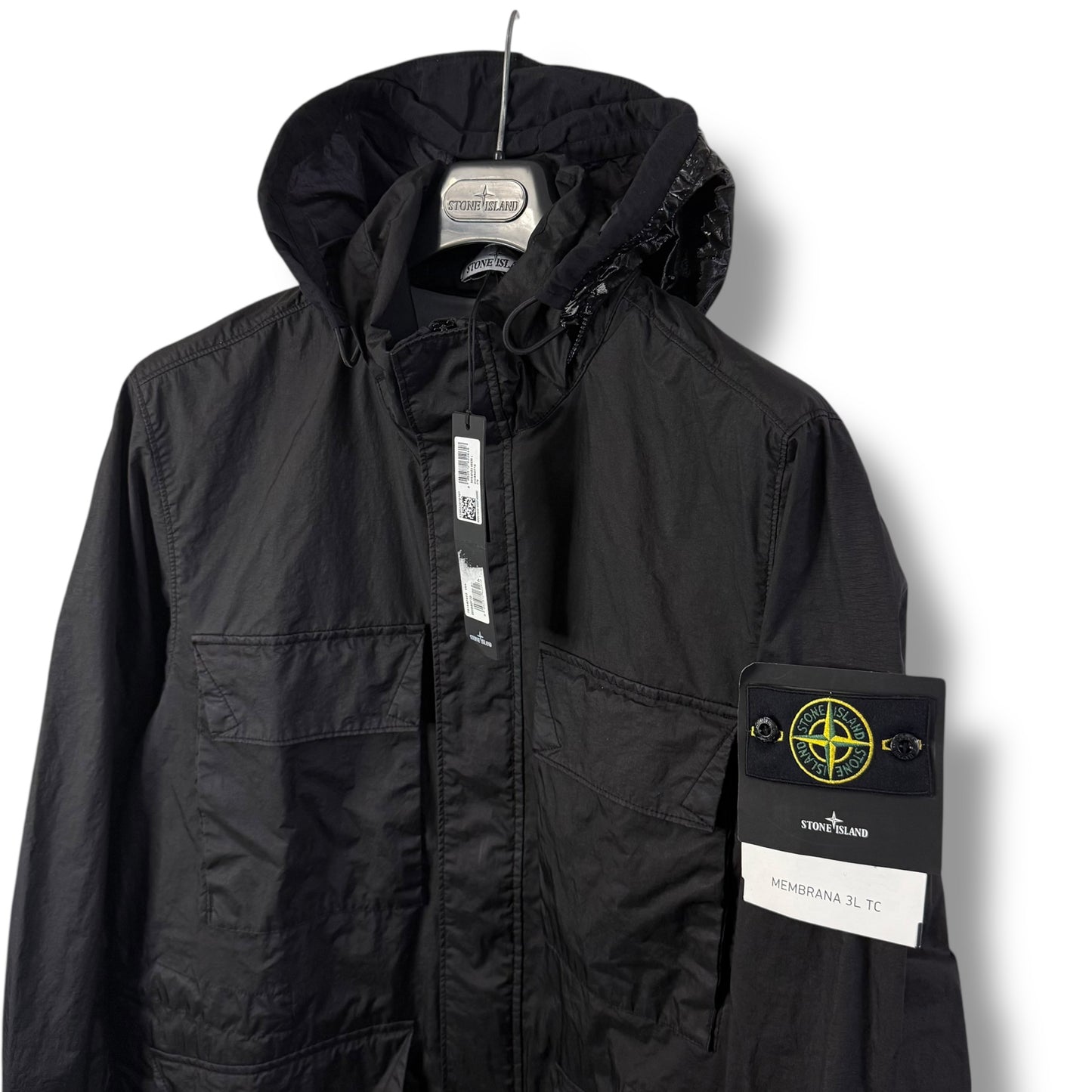 Stone Island Membrana Parka 3L-TC (L, 24”)