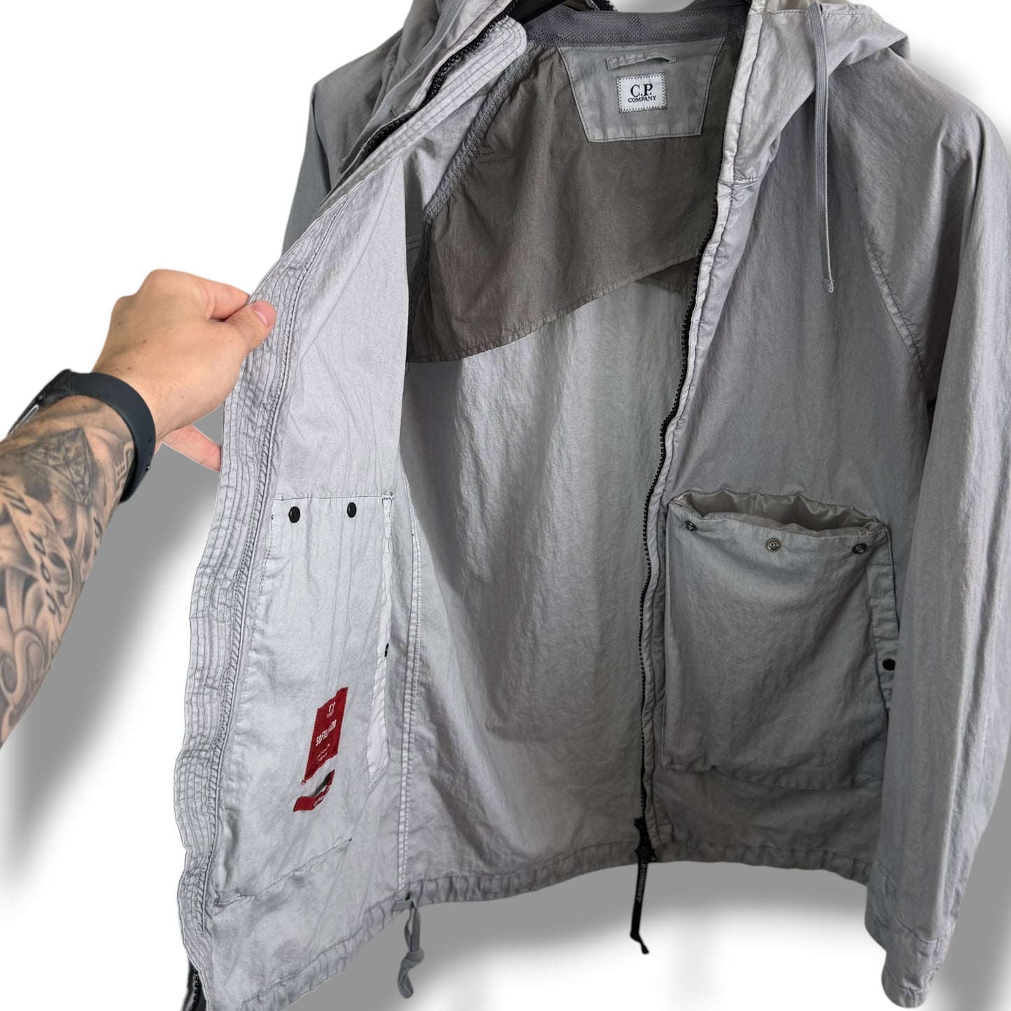 CP Company 50 Fili Gum Mixed Jacket (XL, 23.5”)
