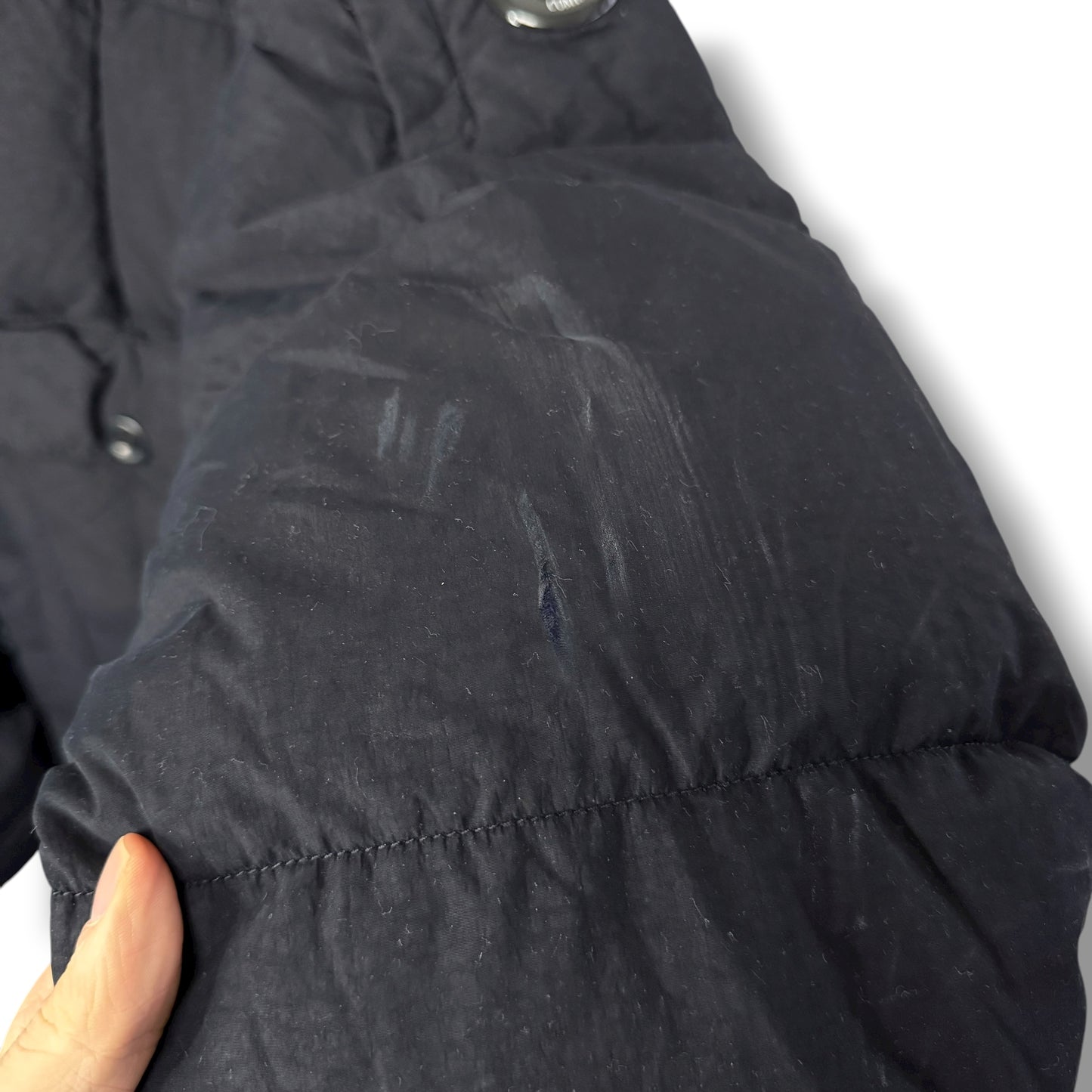 CP Company Flatt Nylon 3/4 Puffer (L, 24.5”)