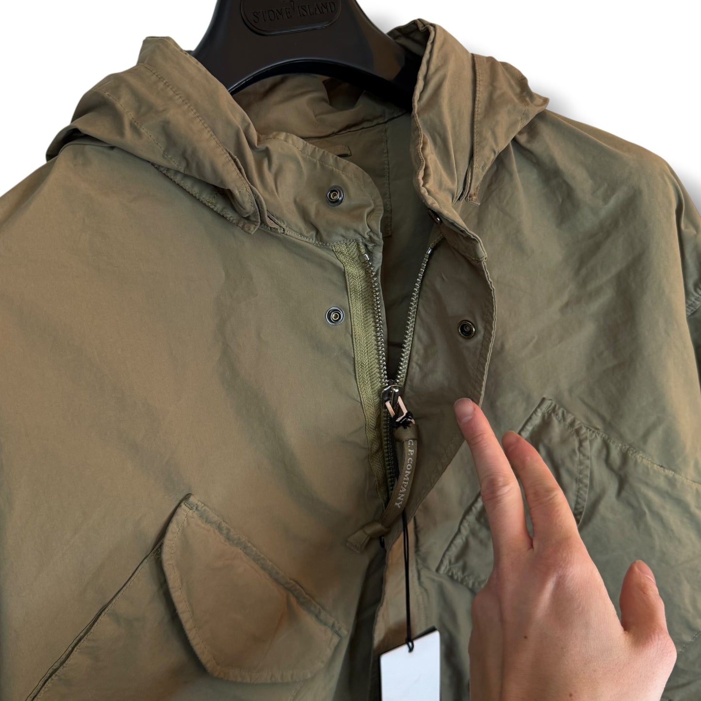 CP Company Micro Kei Goggle Jacket (L, 25”)